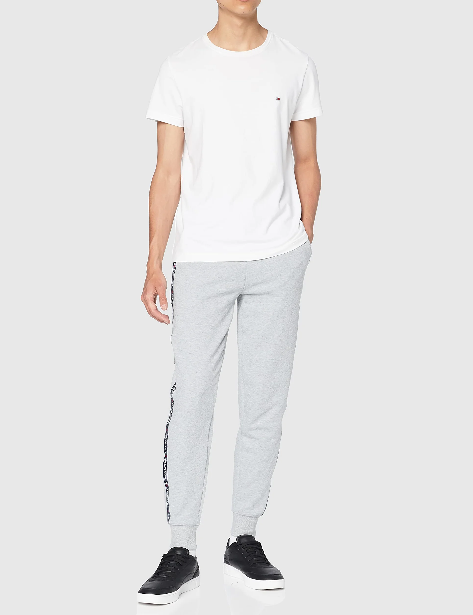Tommy Hilfiger Hwk Męskie Spodnie Treningowe, Szary, S