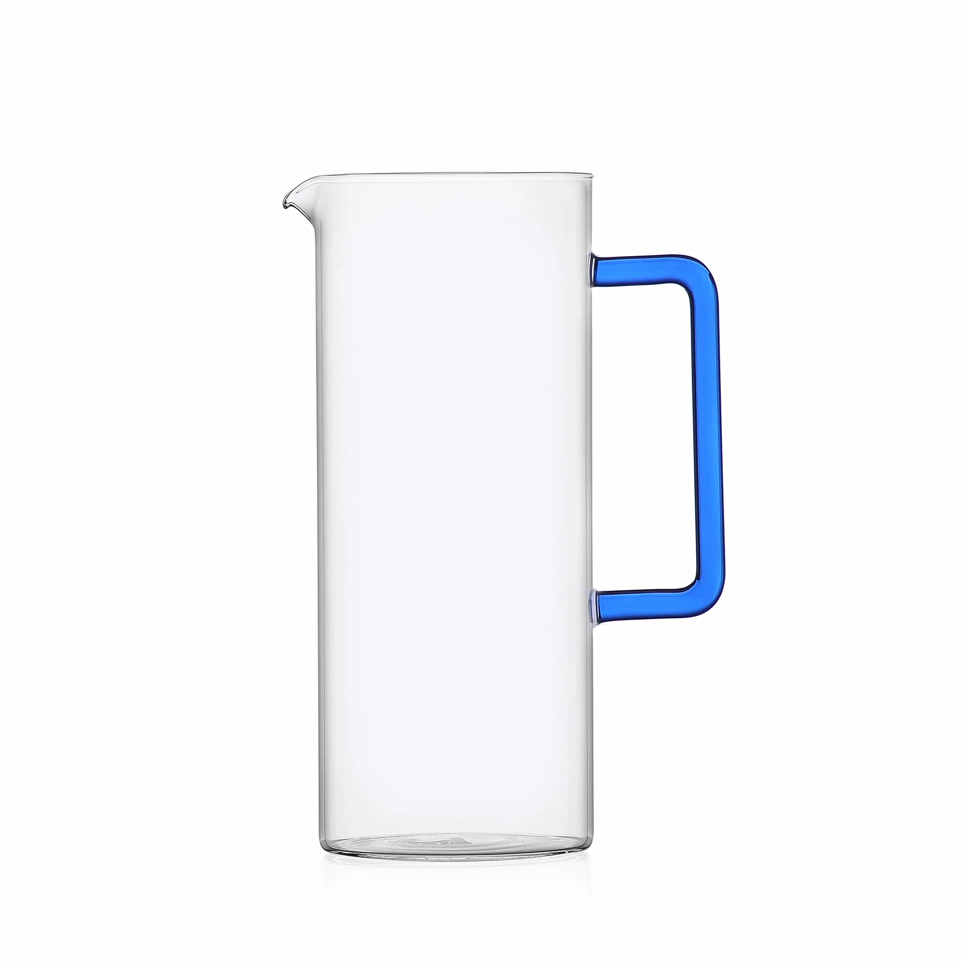 Ichendorf Milano Clear Dzbanek z niebieskim uchwytem z kolekcji Tube Color