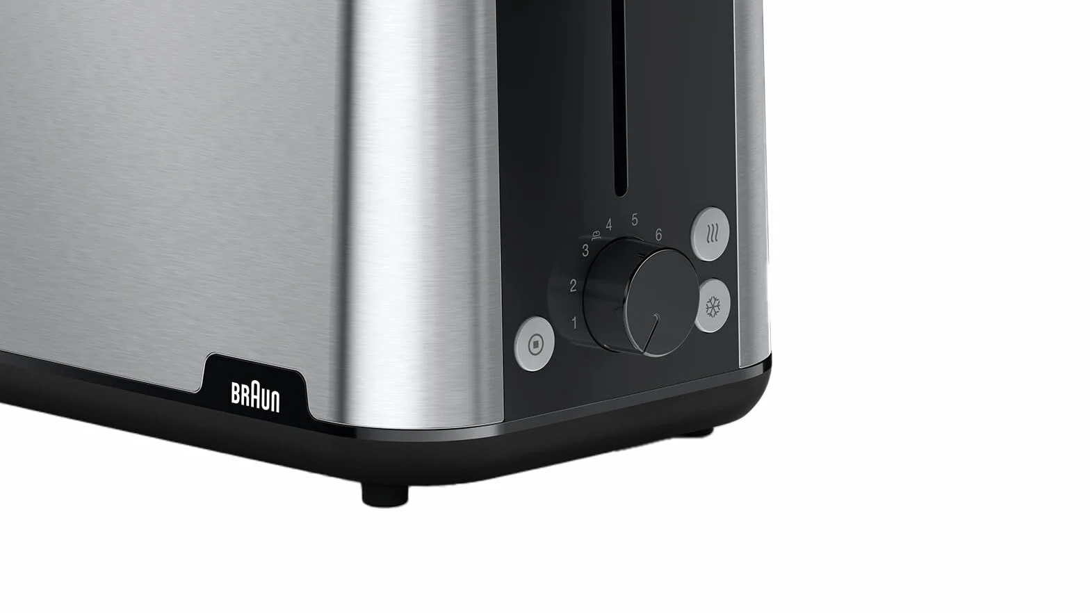 Braun Toster PurShine 2-gniazdowy 8 poziomów opiekania 900W HT1510BK czarny
