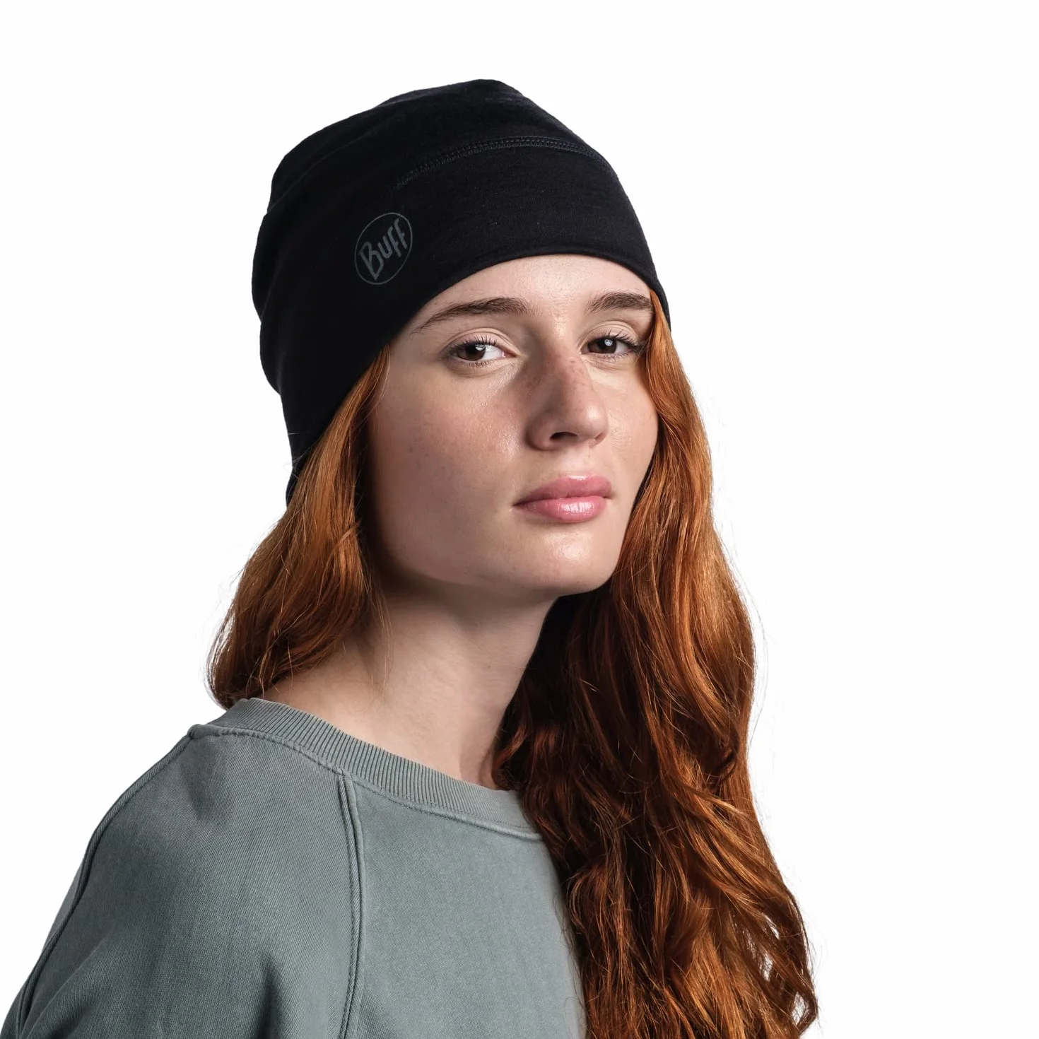BUFF Czapka Lightweight Beanie Merino One-LayerKobiety/Mężczyźni - Made in the EU wełniana narciarska z merynosów jesień-zima Zima