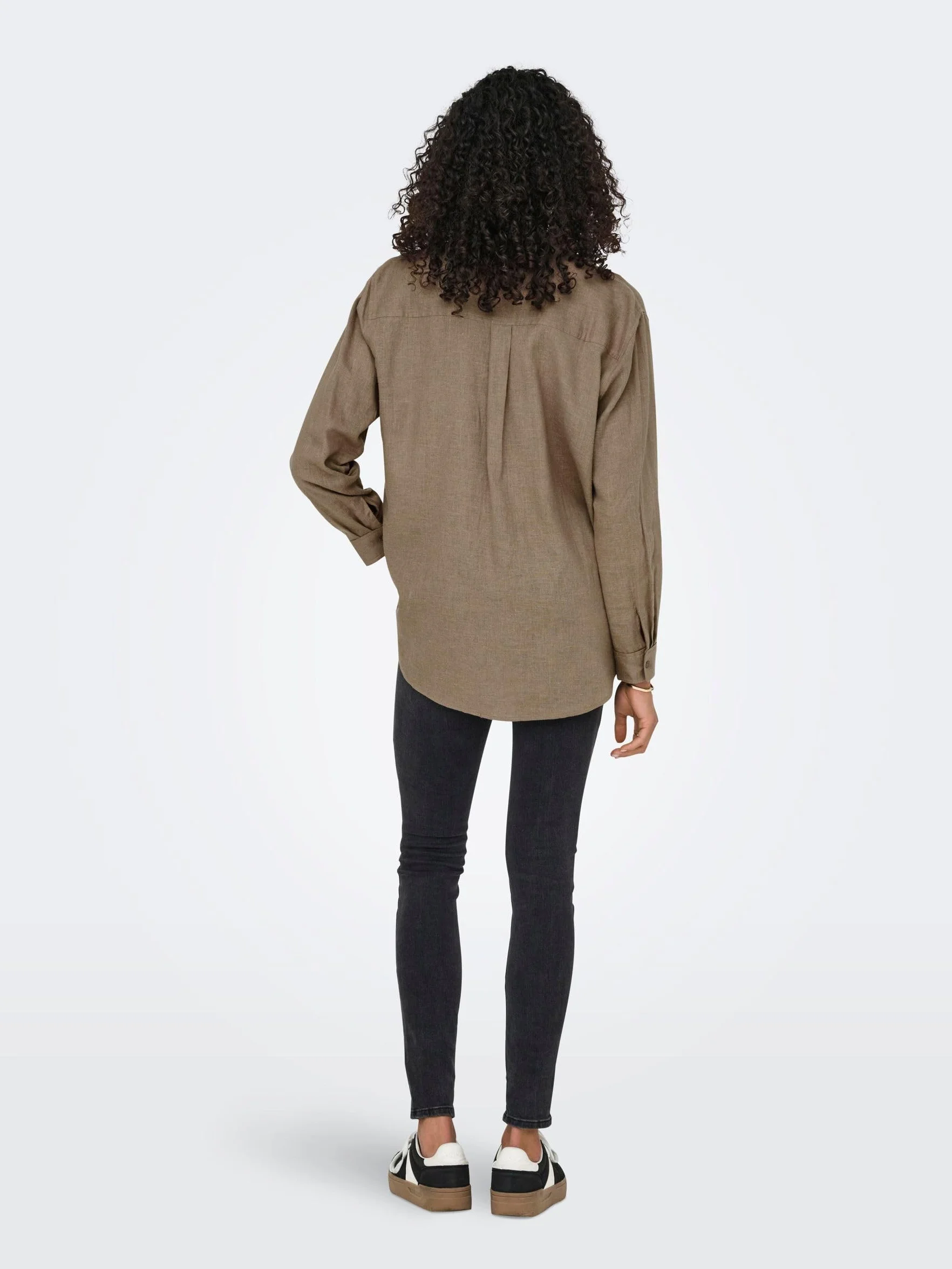 Onltokyo L/S Linen Blend Shirt Pnt Noos, beż, L