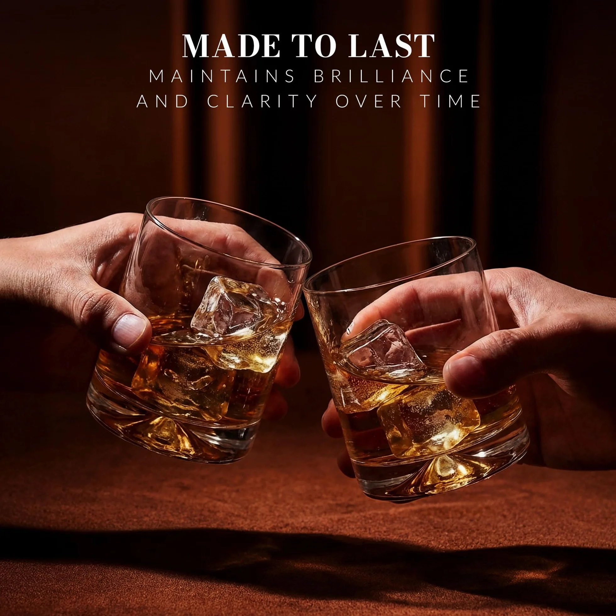 KROSNO Szklanki do Whisky | Zestaw 6 szt. | 260 ML | Kolekcja Mixology | Idealne do Domu, Restauracji i na Przyjęcie | Można Myć w Zmywarce