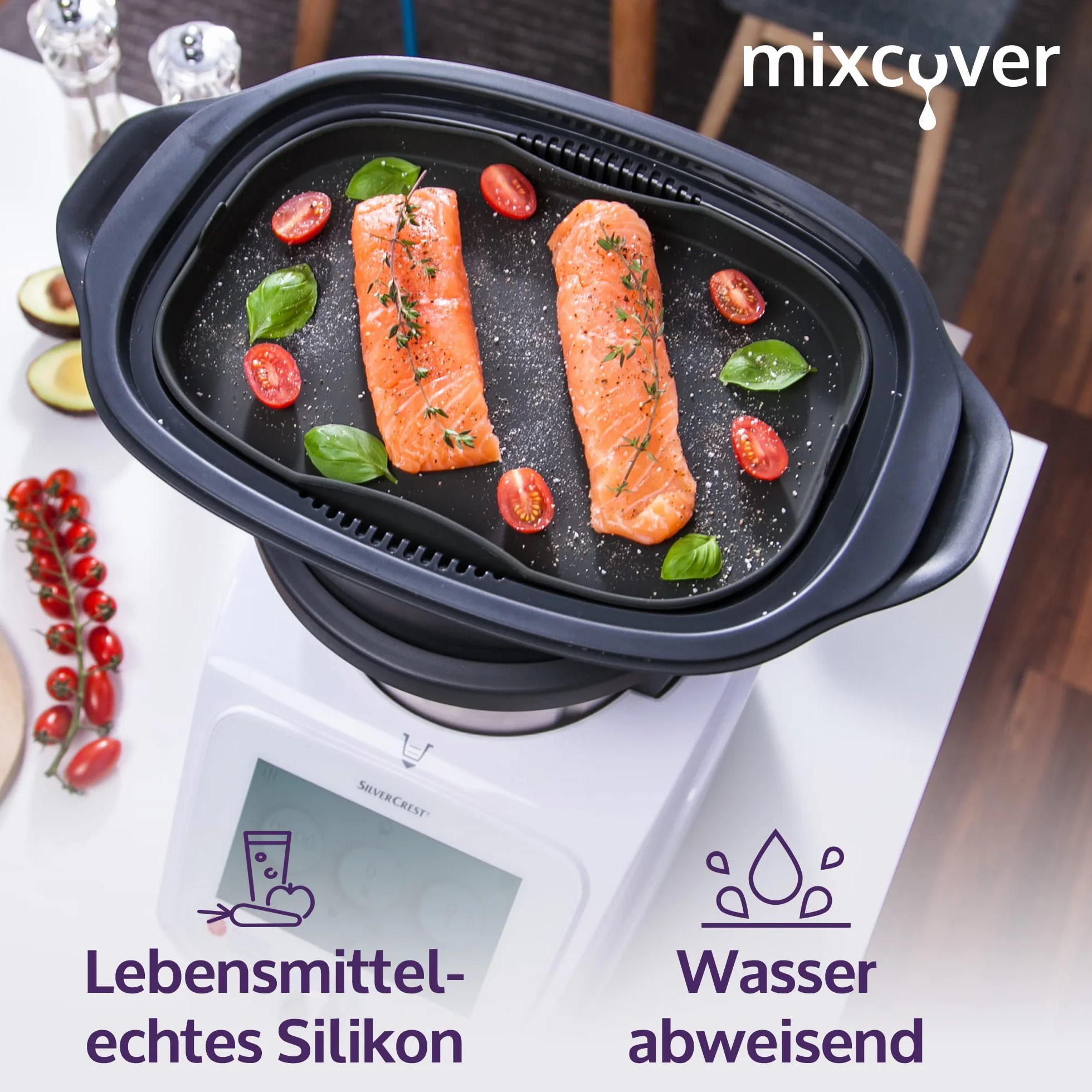 Mixcover silikonowa forma do gotowania na parze do Monsieur Cuisine Varoma