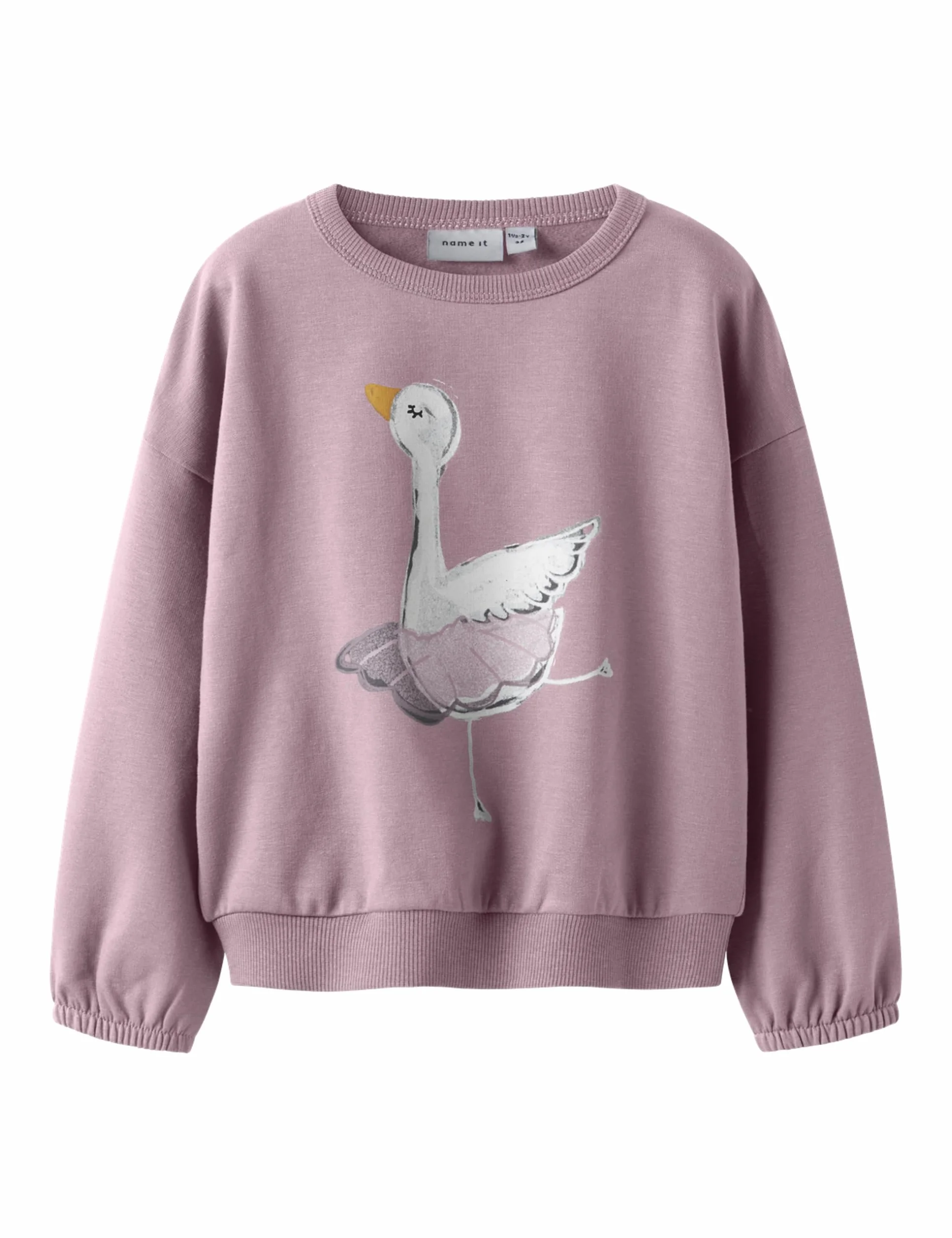 NAME IT Nmfswana Ls Sweat Bru, Keepsake Lilac, 104