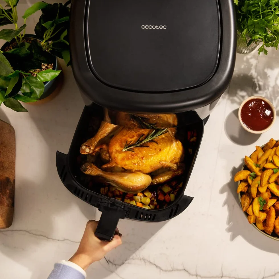 Cecotec Cecofry Bombastik 6000 Full Frytkownica Powietrzna, 6 l, Czarny