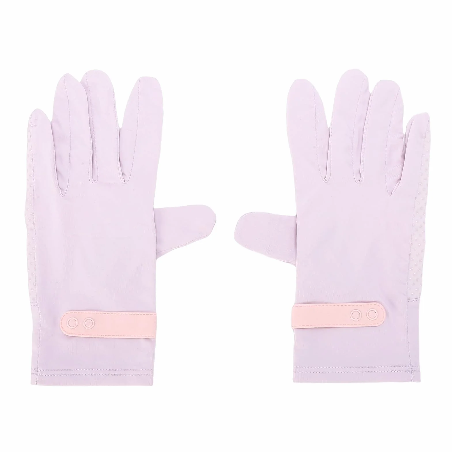 Generic Rękawiczki Chłodzące Ice Silk UPF50+ Odporne na Słońce dla Kobiet ze Zdejmowanymi Końcówkami Palców do Prowadzenia Pojazdu, Jazdy na Rowerze i Biegania Zajęcia świeżym Powietrzu — Rozmiar