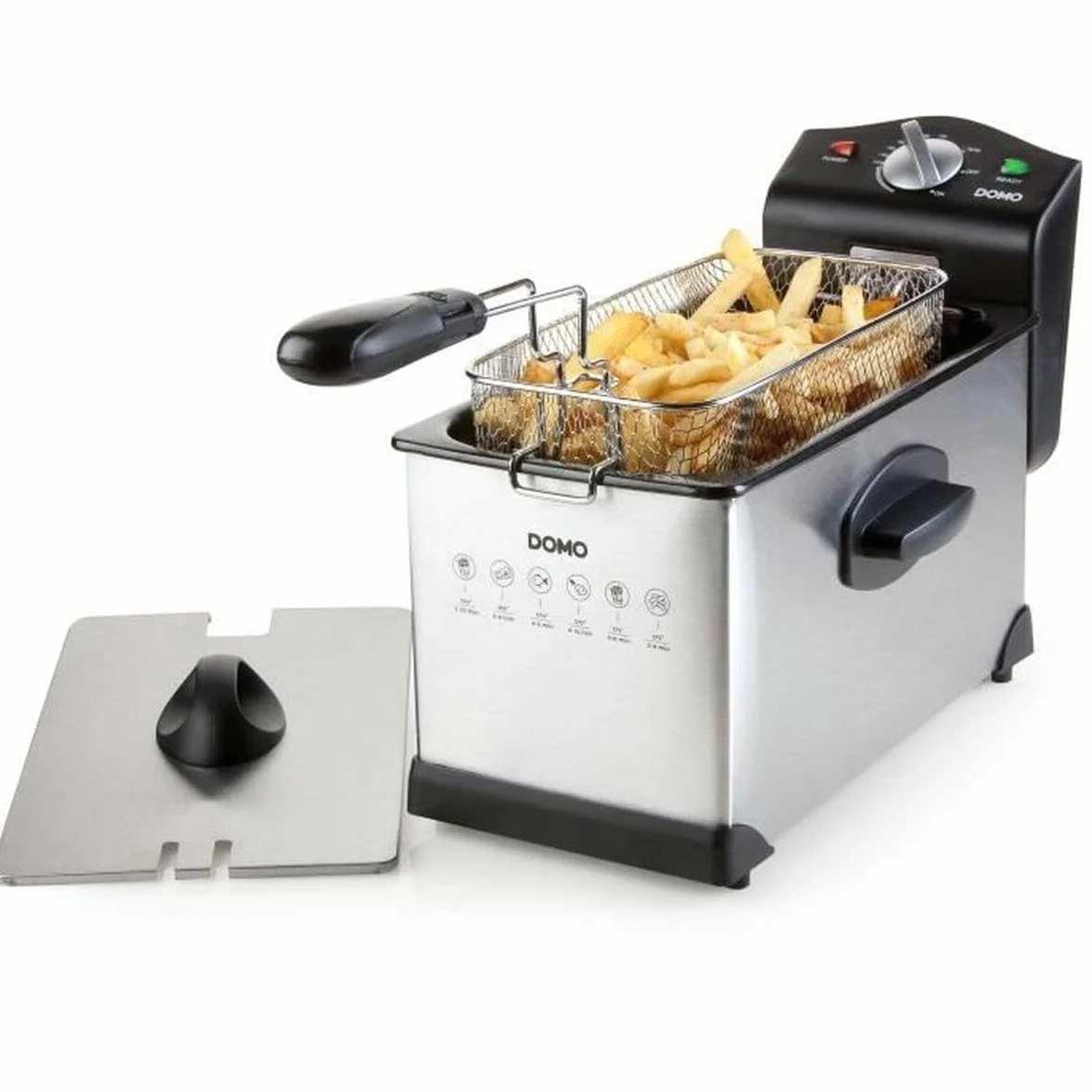 DOMO DO514FR frytkownica stal nierdzewna 3 l - 2000 W