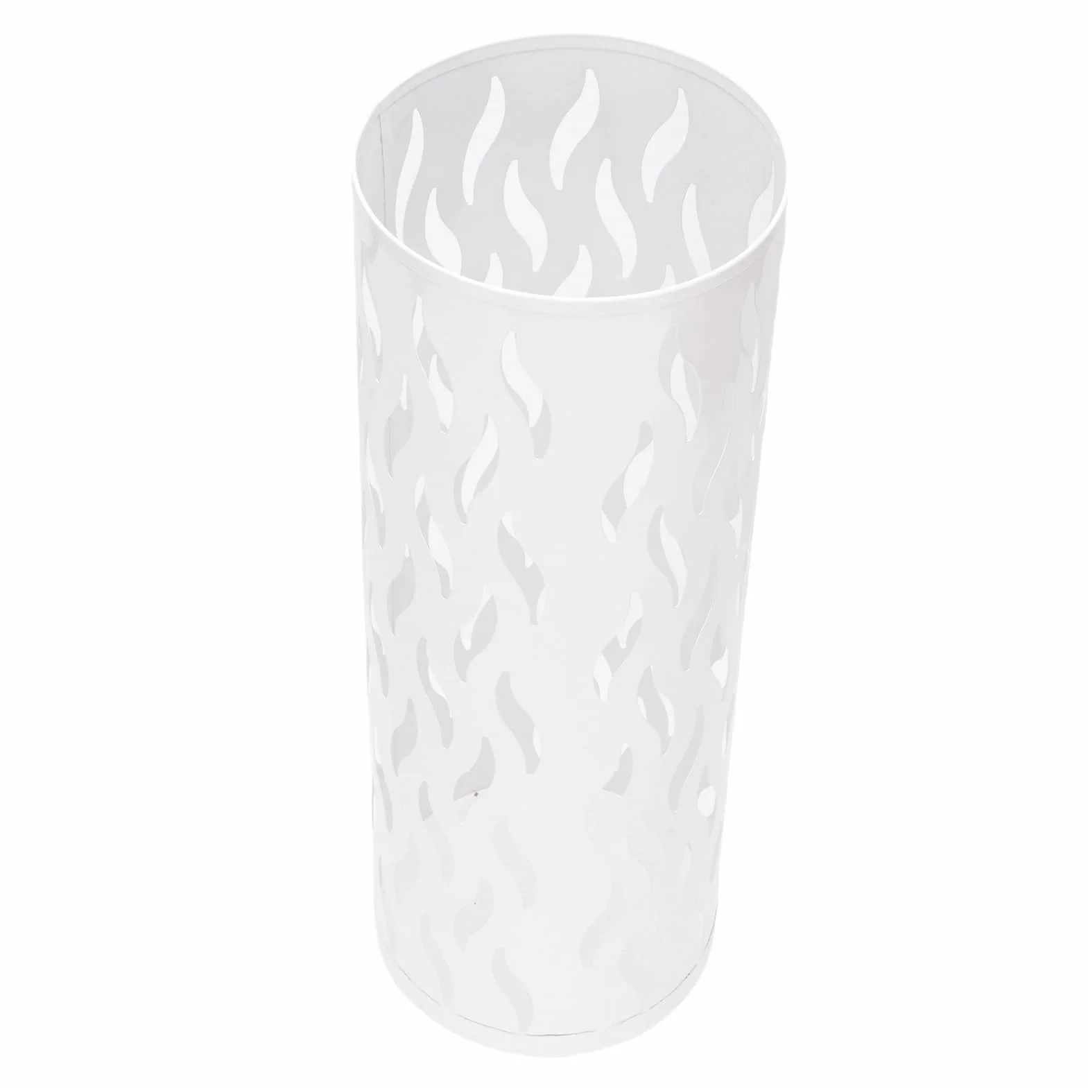 Stojak na Parasole Aluminiowy 17,7 x 5,9 x 5,9 Cala Biały