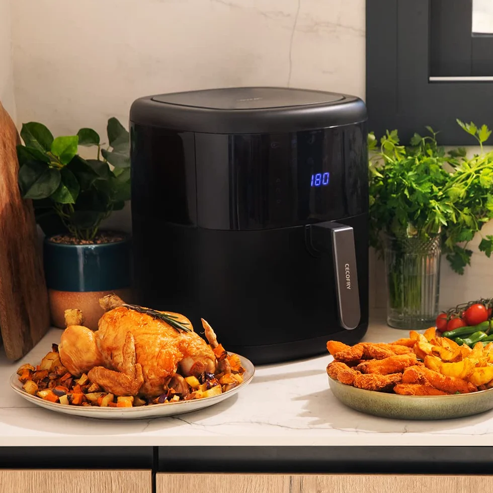 Cecotec Cecofry Bombastik 6000 Full Frytkownica Powietrzna, 6 l, Czarny