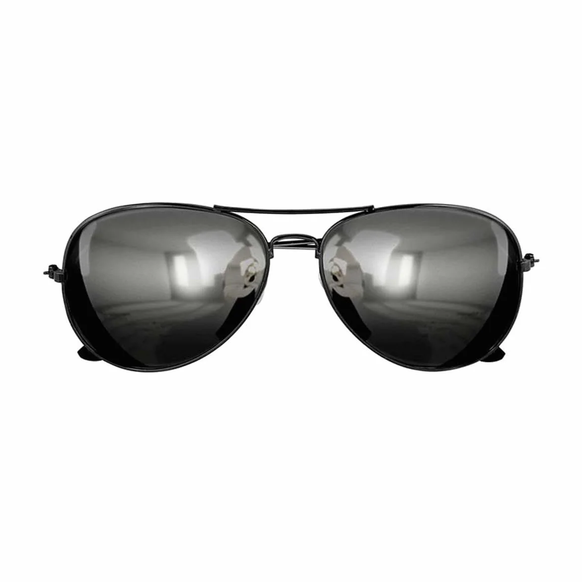 W WIDMANN MILANO Party Fashion 6860P - okulary policjanckie, czarne, lustrzane okulary, policja, karnawał, impreza tematyczna
