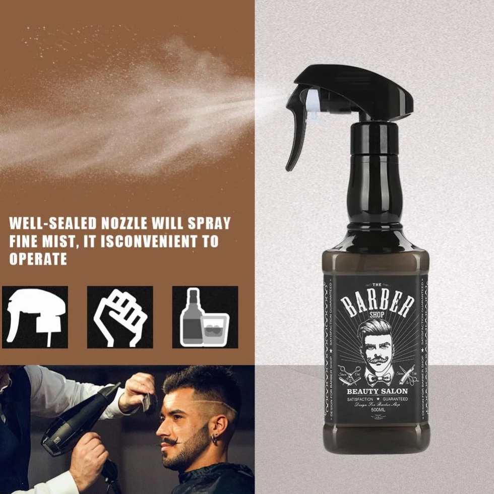 Mgiełka spray do włosów 500 ml plastikowy salon fryzjerski narzędzia