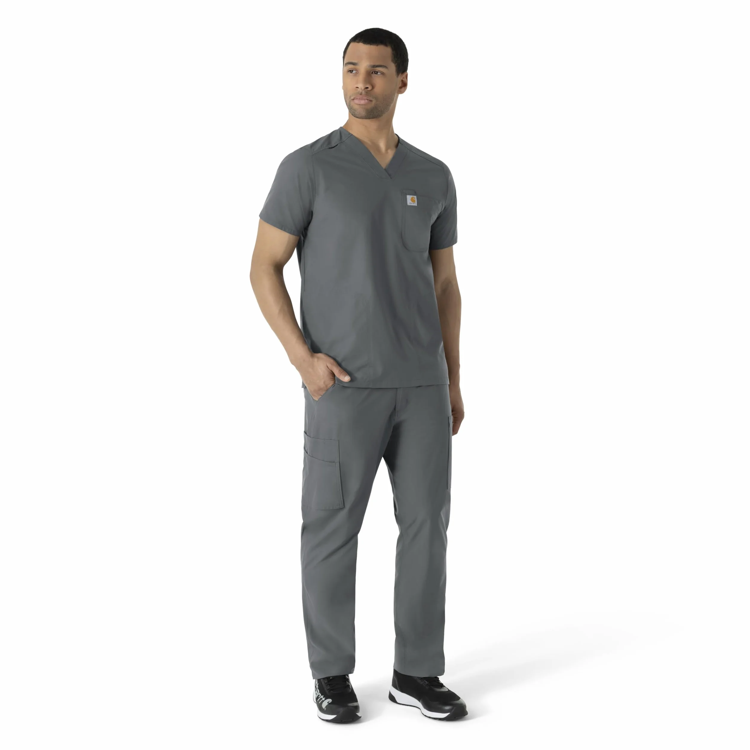 Carhartt Męska koszula medyczna, cyna, L