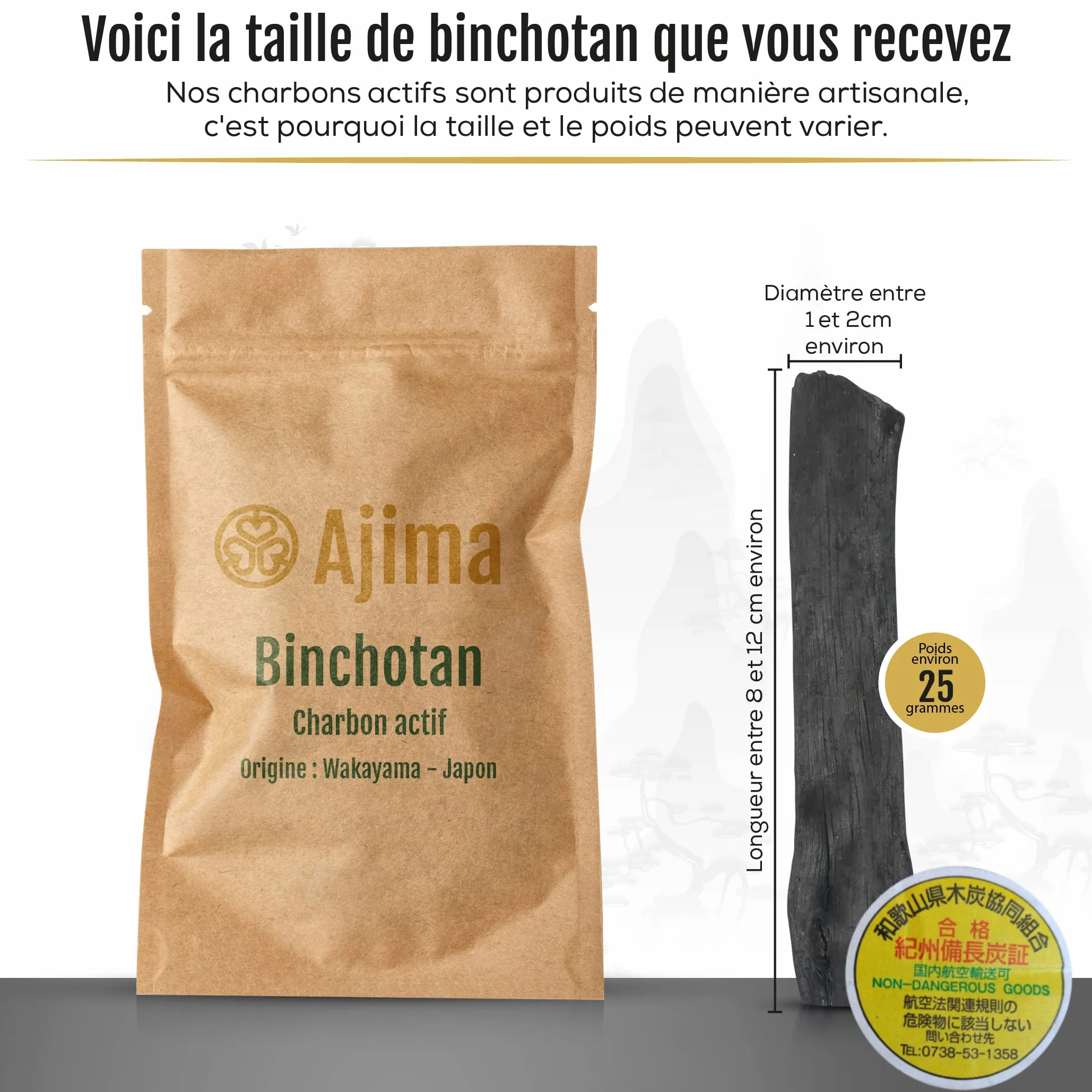 Bio Węgiel Aktywny Oczyszczacz Wody x 3 - Binchotan Naturalny Filtruje 1,5 L