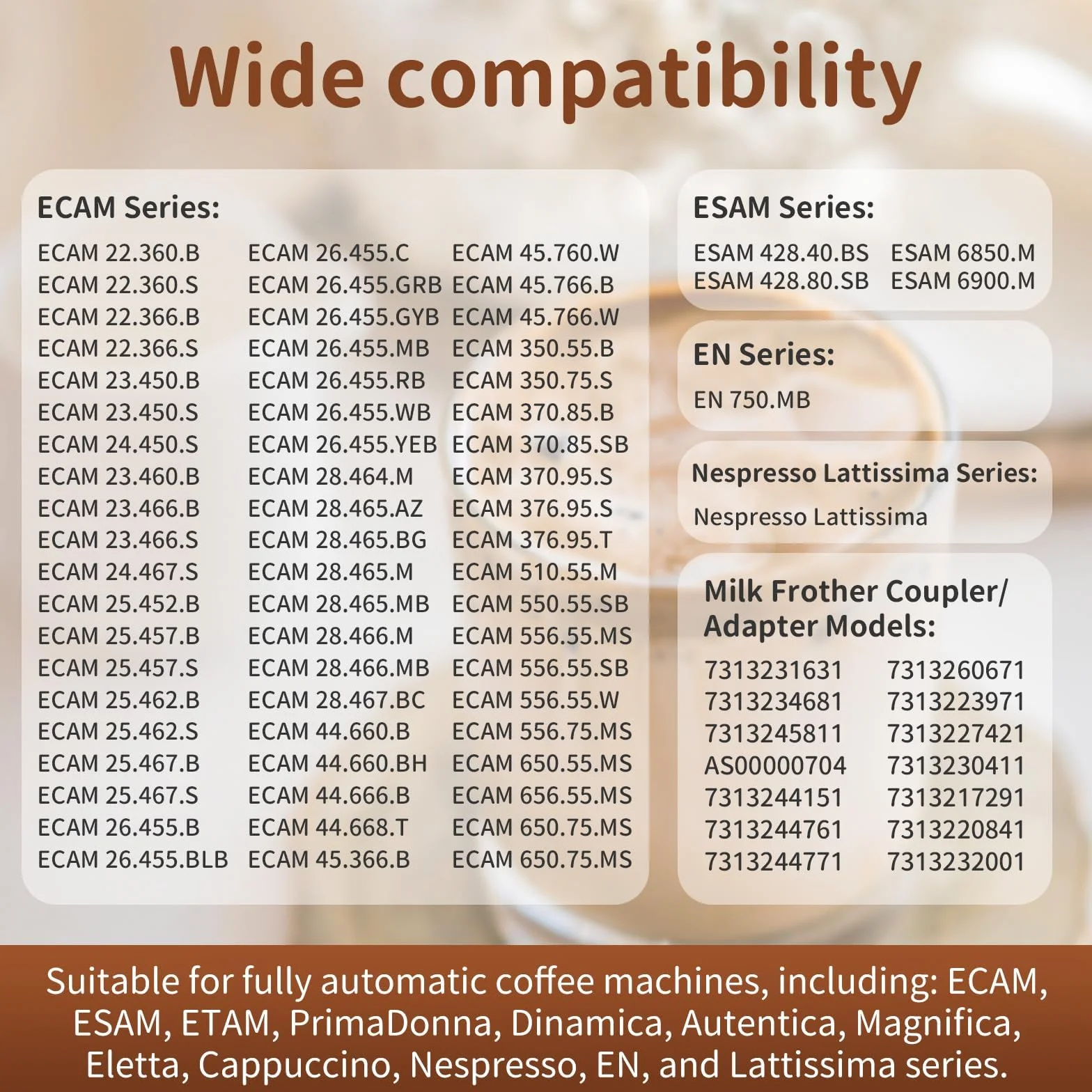 Zestaw uszczelek O-ring do DeLonghi ESAM ECAM ETAM, kompatybilny z Eletta Magnifica Dinamica PrimaDonna