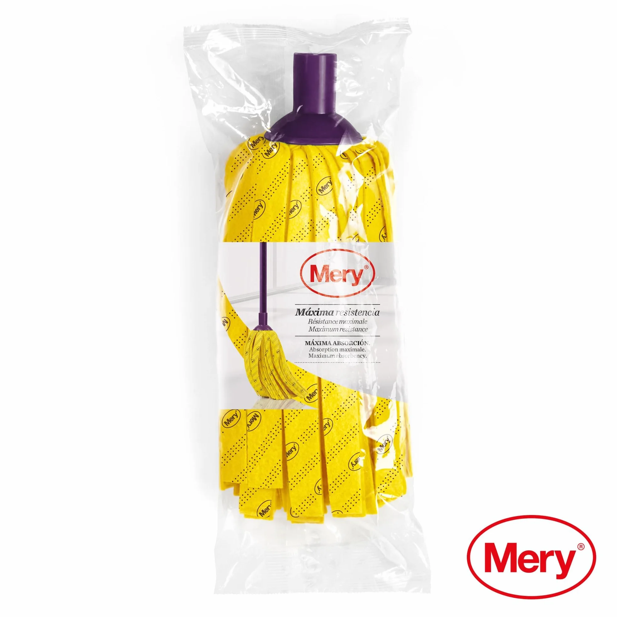 Mery 450.01 mop paski wiskoza żółty 24 x 11