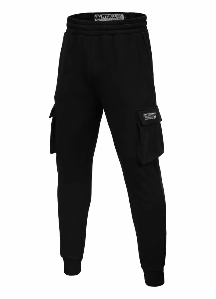 PITBULL Męskie spodnie do biegania Cargo Cypress Sport, slim fit, kieszenie boczne