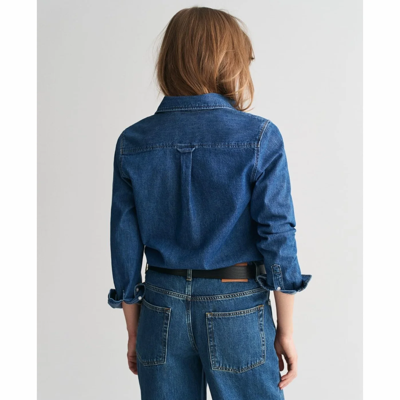 GANT Bluzka Kobiety Koszulka Z Denimu Reg