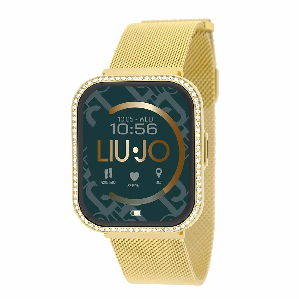 Zegarek damski Smartwatch Voice Slim Luxury Gold Liu Jo