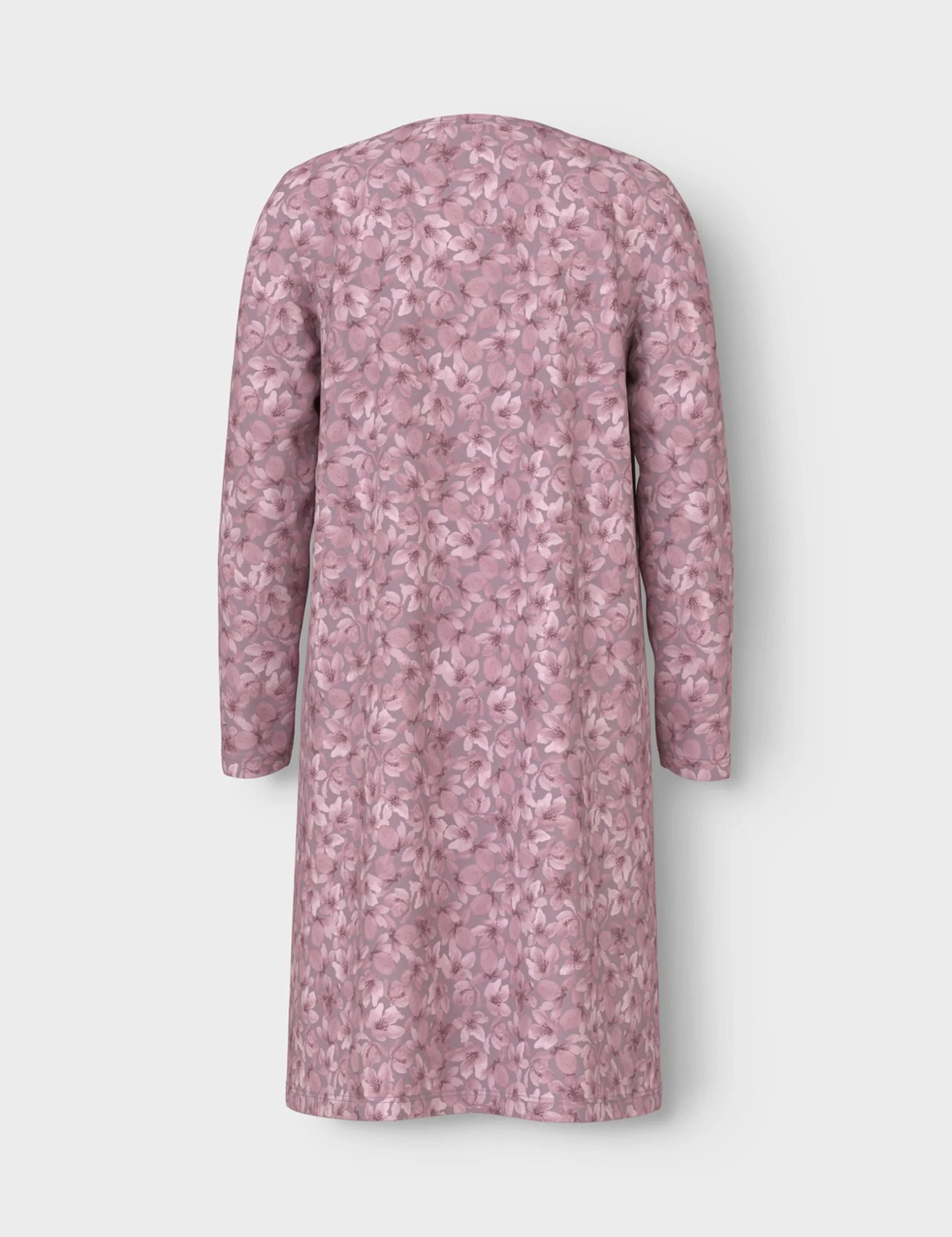 NAME IT Dziewczęca NKFNIGHTGOWN LS Flower NOOS koszula nocna, Mauve Shadows, 110/116, Mauve Shadows, 110/116 cm