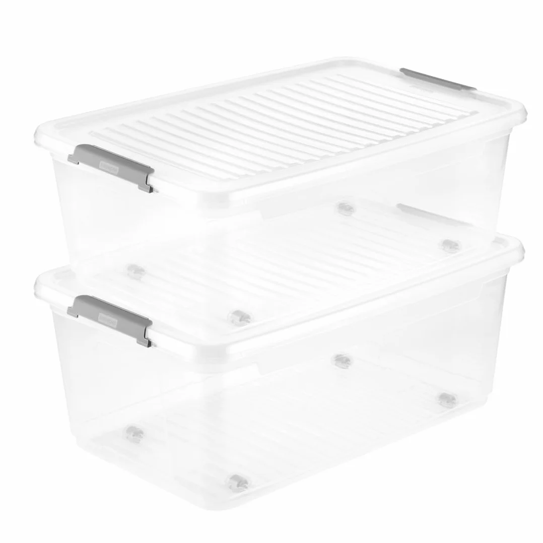 keeeper Pojemnik Leo Clipbox i Rolki, 37 L