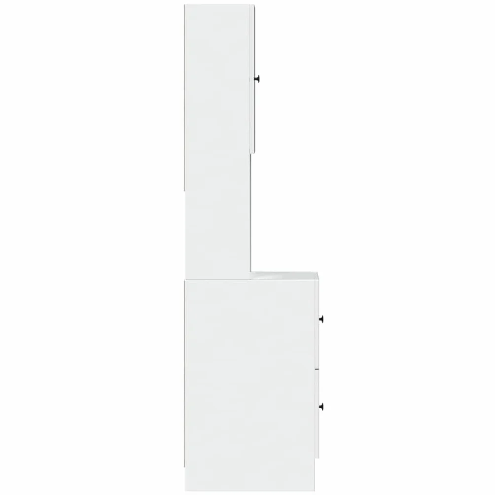 vidaXL Szafka kuchenna biała 35x50x180 cm materiał drewnopochodny wolnostojąca