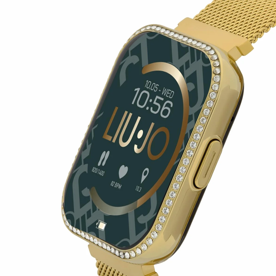Zegarek damski Smartwatch Voice Slim Luxury Gold Liu Jo