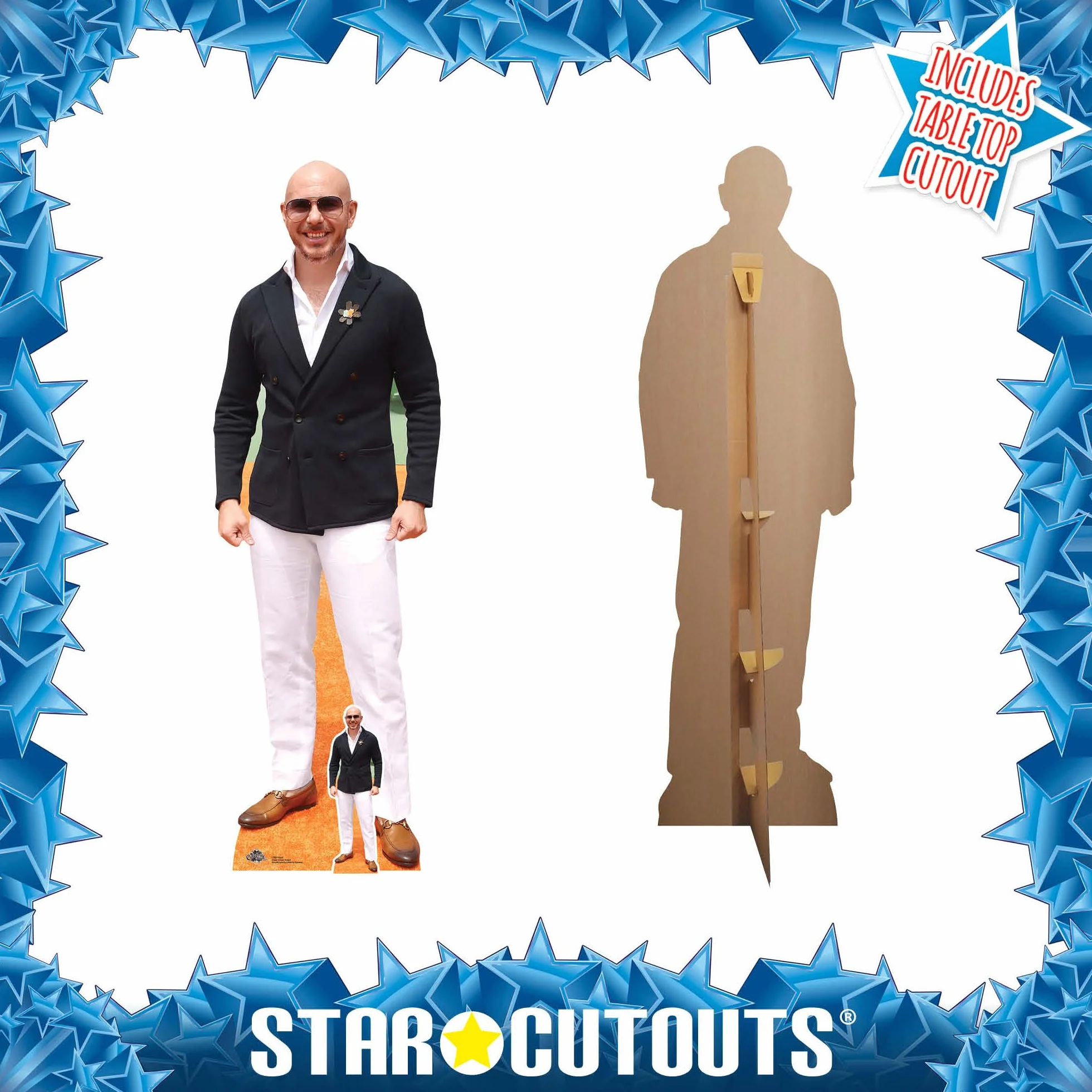 Star Cutouts CS933 Pitbull Rapper Lifesize kartonowe wycięcie