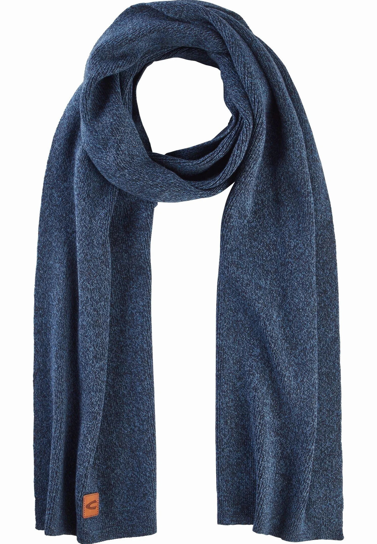 camel active 407520-4V52 szal, Night Blue, rozmiar uniwersalny, niebieski (Night Blue), jeden rozmiar