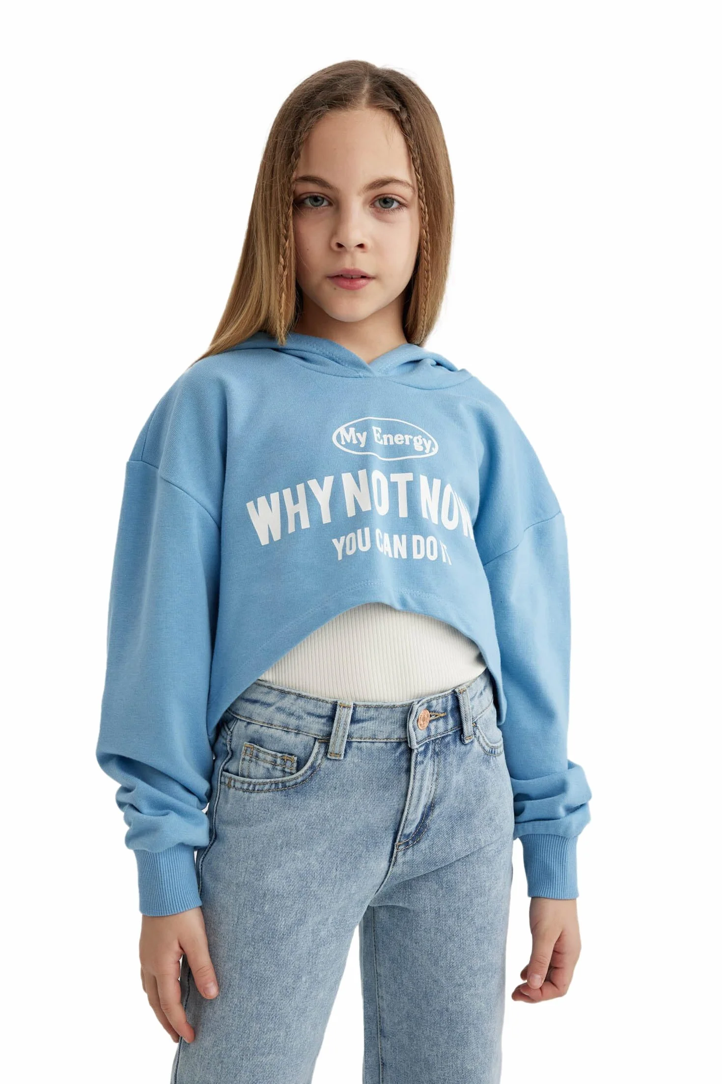 DeFacto Bluza z kapturem Dziewczynki C0483a8
