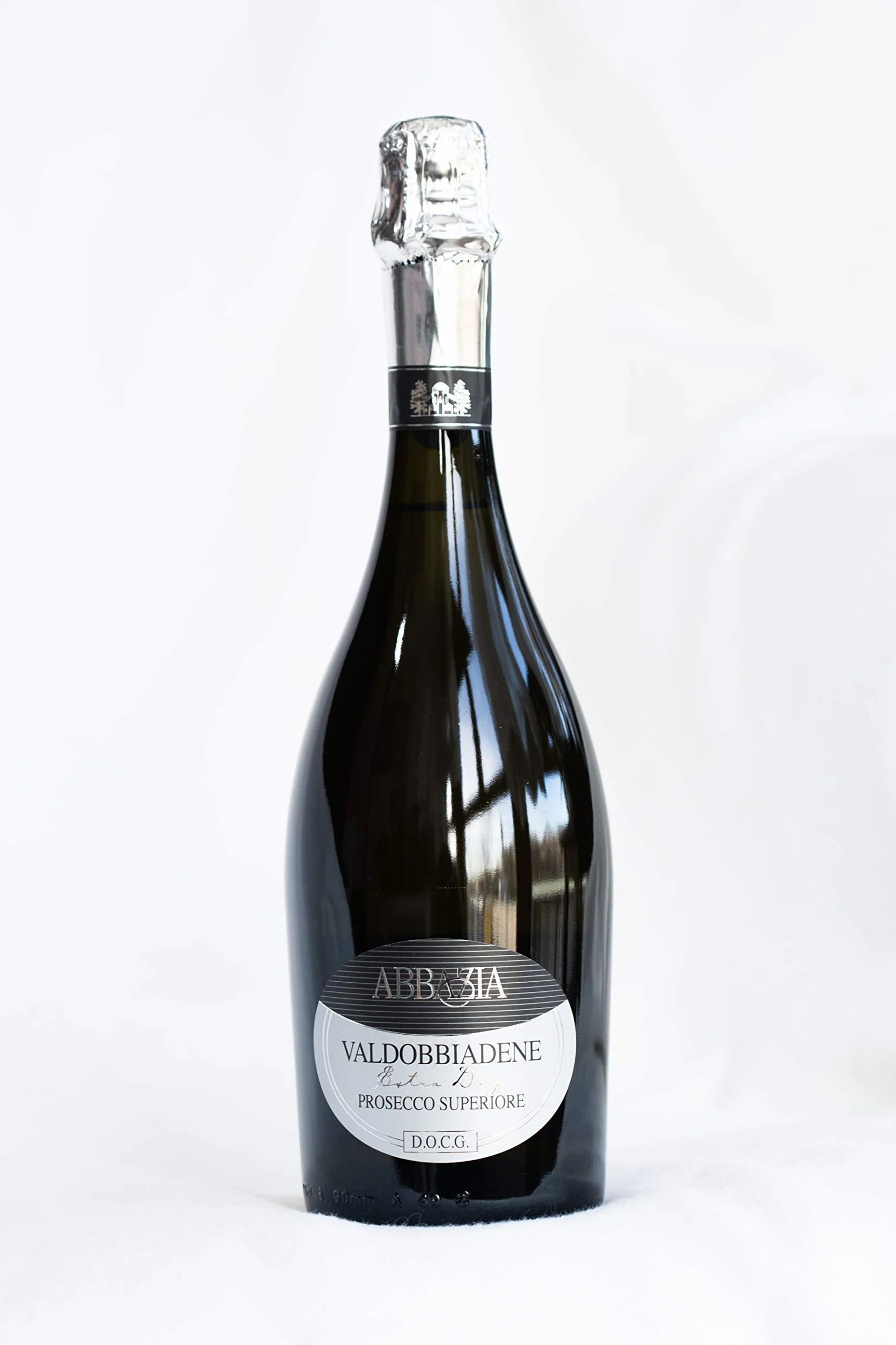 Szaba do szampana dla sommeliera z brązu i drewnianą witryną – zestaw startowy z wiadrem na lód i Prosecco Valdobbiadene