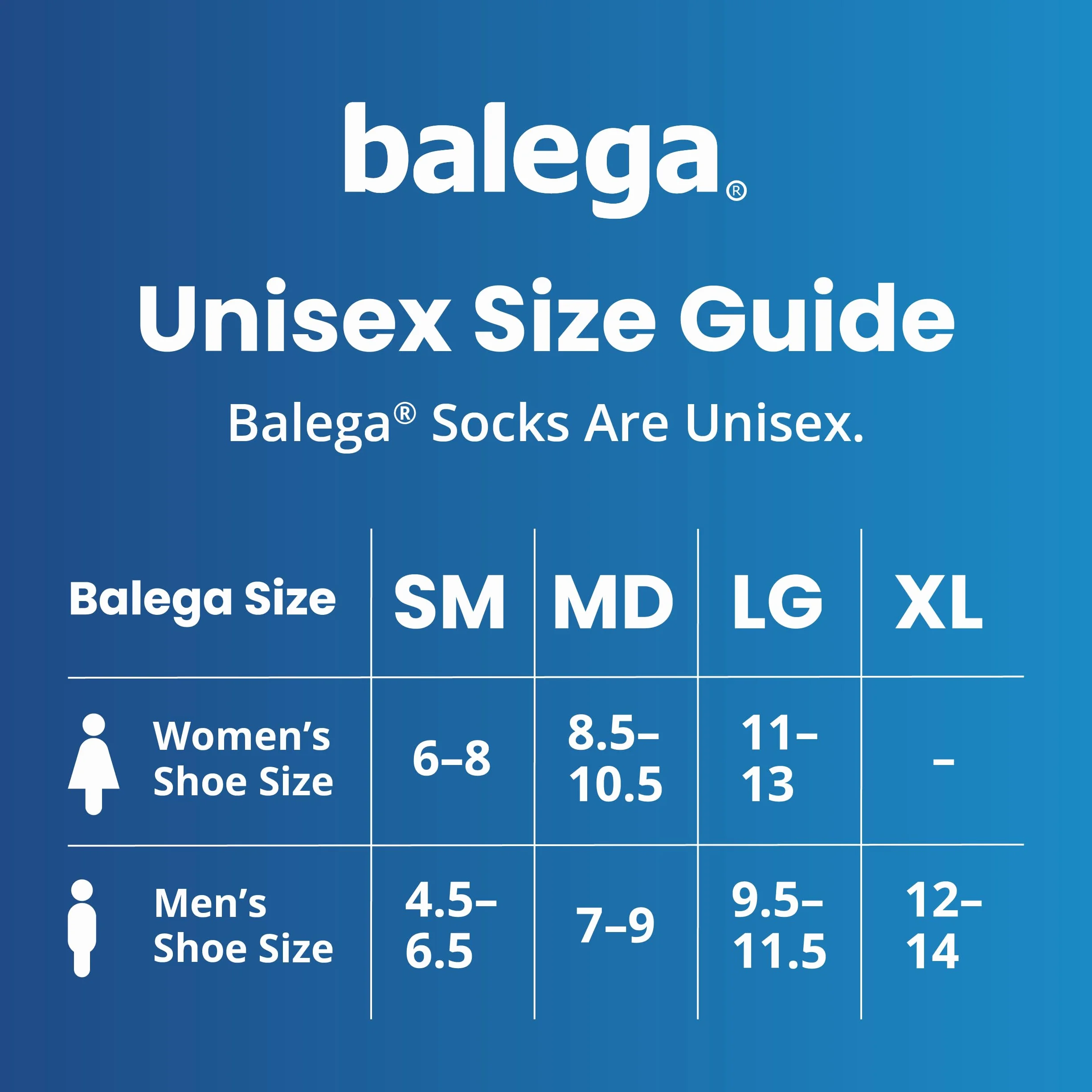 Balega Ultralight Lightweight Performance Crew Athletic Running Socks for Men and Women (1 Pair), Cobalt, X-Large