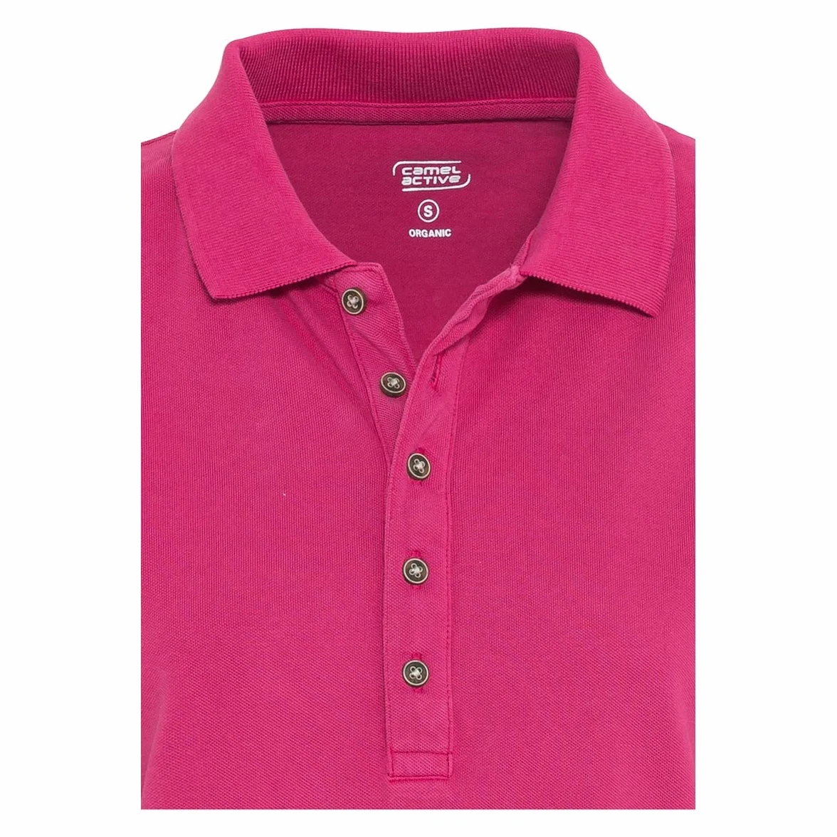 camel active Damska koszulka polo z krótkim rękawem z bawełny organicznej, Rosa, S