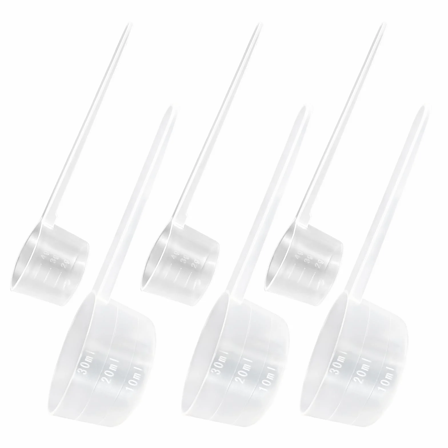 Łyżka pomiarowa 30 ml miarka gramowa 5 g 6 sztuk