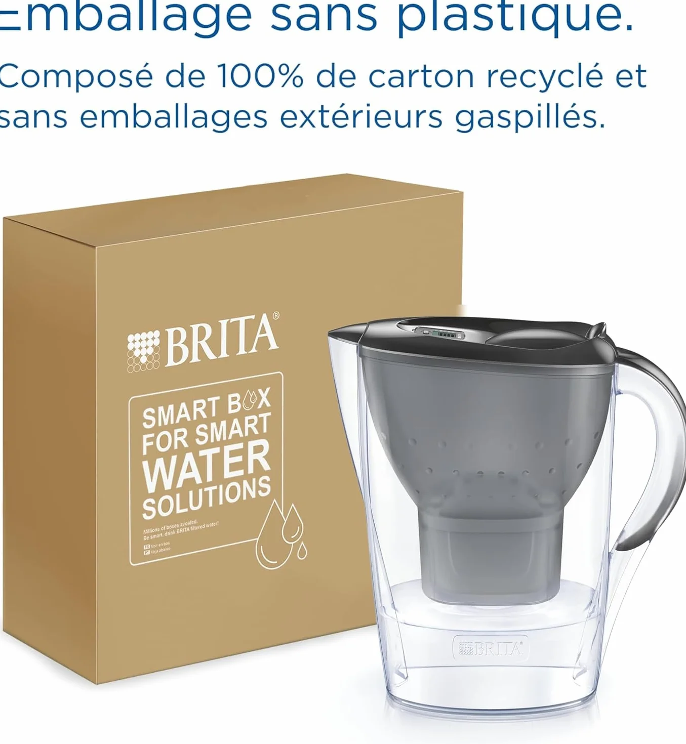 Brita Marella Dzbanek z Filtrem, Grafitowy, 2,4 l