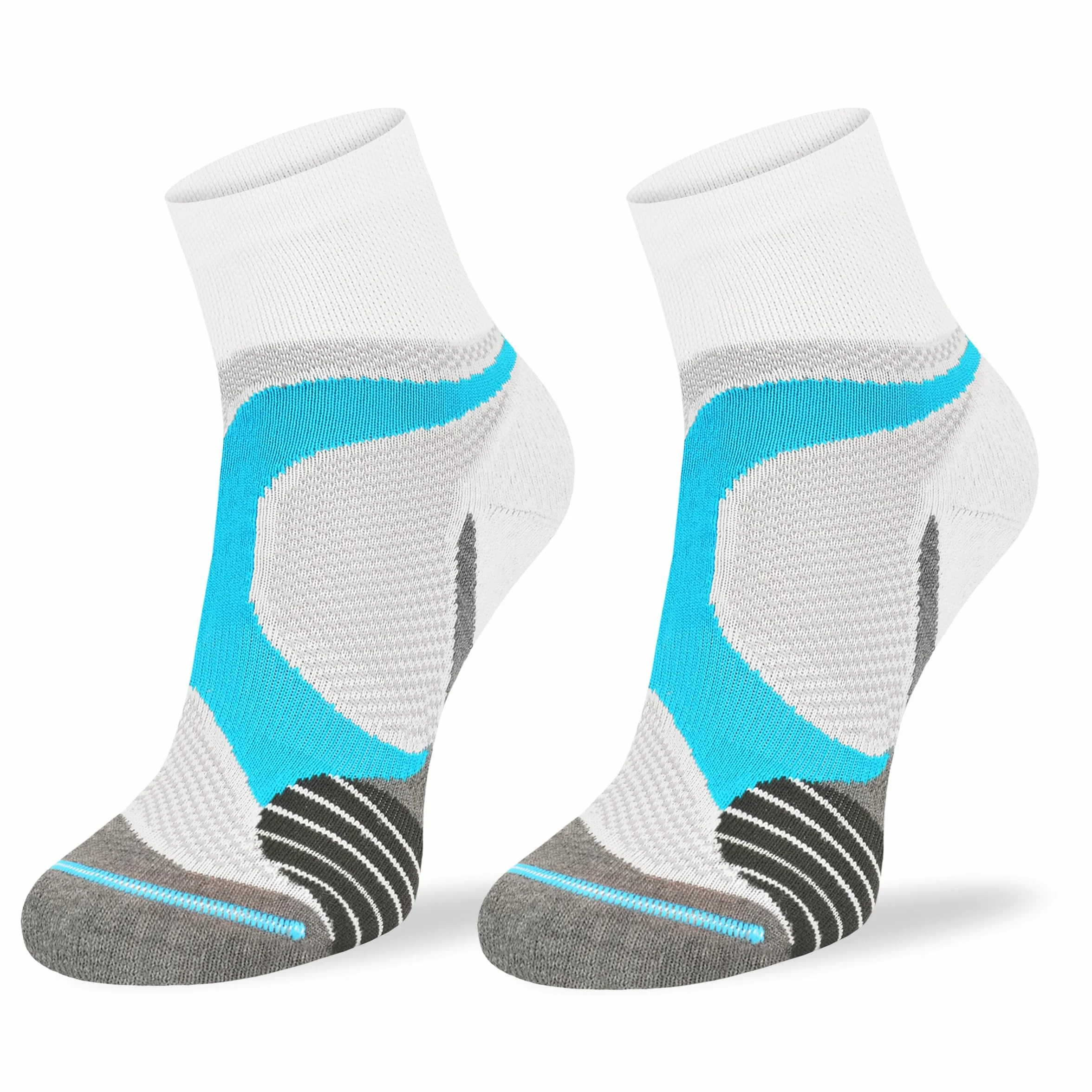 COMODO TECHNICAL SOCKS - Skarpety Do Biegania i Joggingu - Szybkoschnące, Lato, z Włókna Coolmax, Wygodne, Oddychające, Na Co Dzień, Trwałe, Komfortowe - RUN4