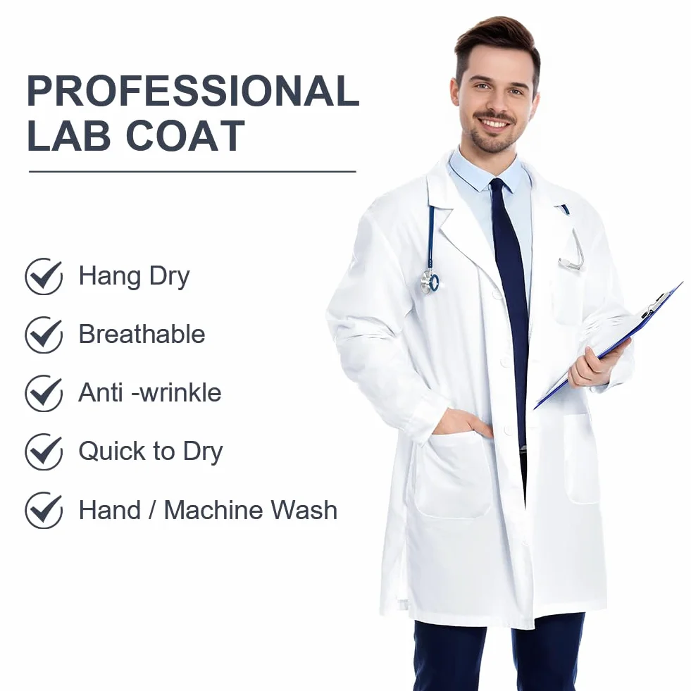 Szlafrok laboratoryjny dorosły do pracy w laboratorium