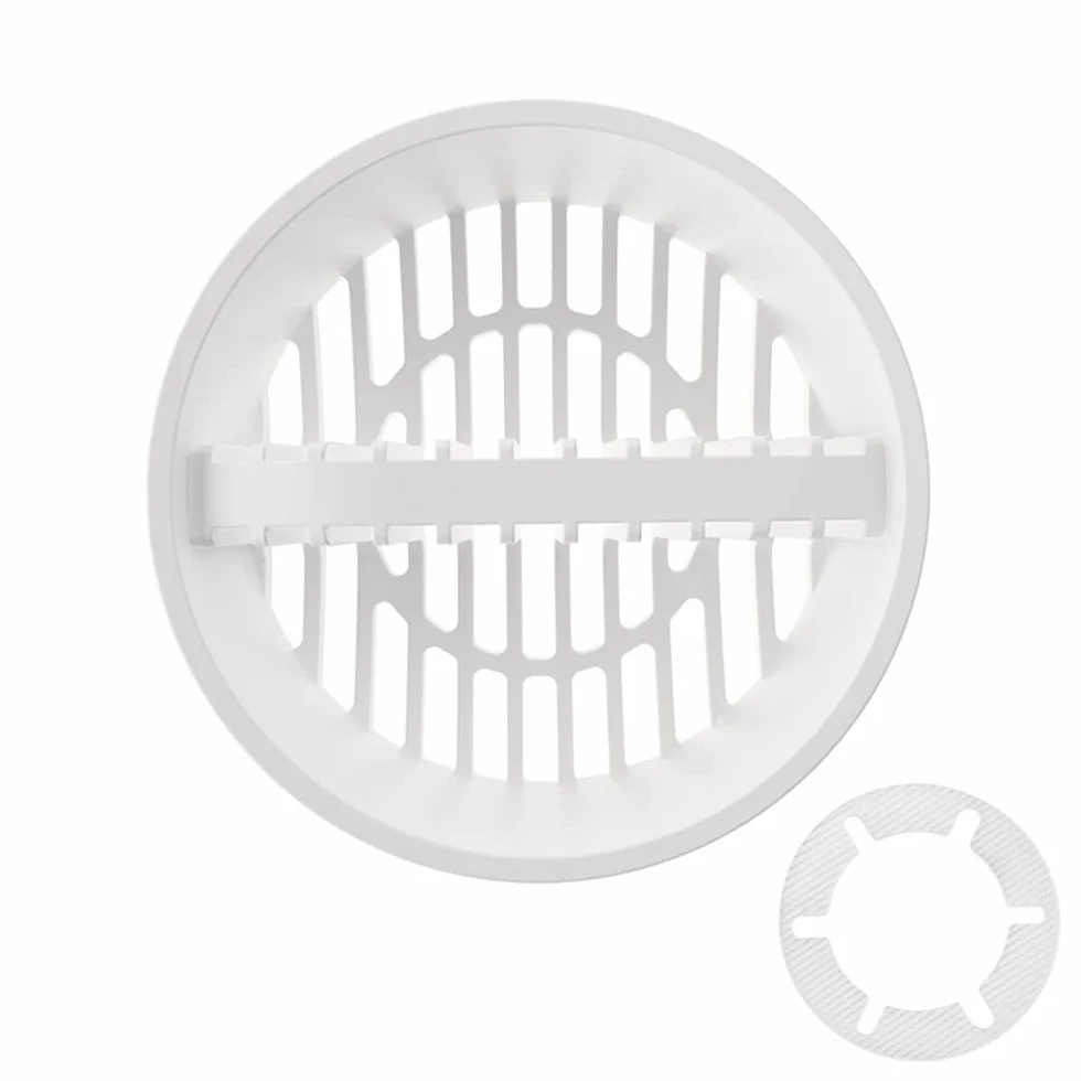 1 x Trapflex sitko do włosów/filtr do włosów + 1 x łapacz włosów (kompatybilny z zestawem odpływowym Tempoplex numer modelu 6961, 6962, 6963, zastępuje numer części 582951/6961.96)