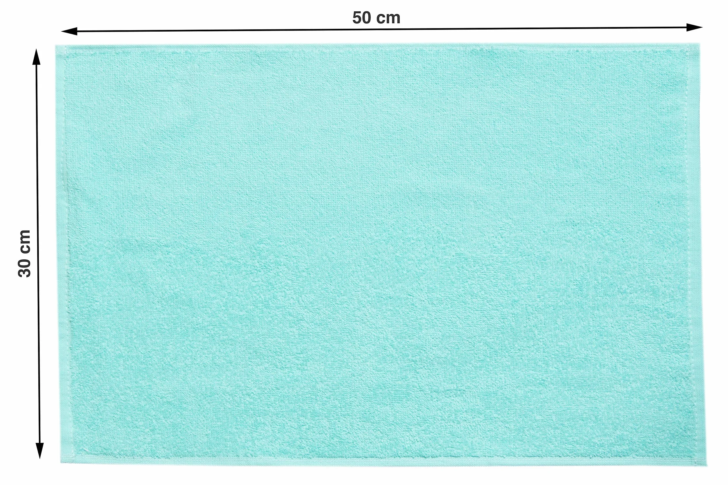 ZOLLNER Ręczniki Frotte Bawełniane 30x50 cm 400 g/m2 Zestaw 10 Sztuk Miętowe