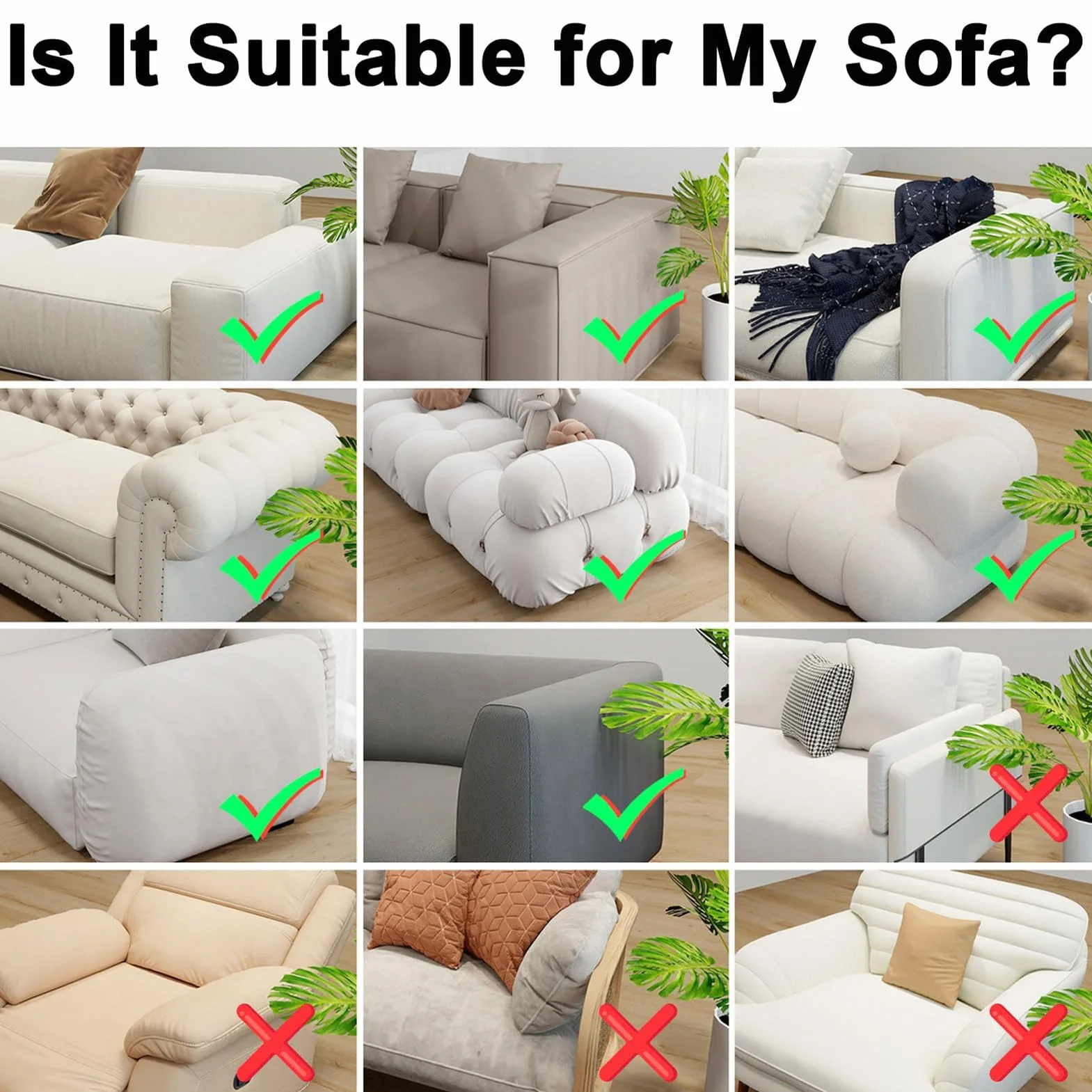 Sofa Taca na Ramieniu, Solidne Drewniane Paski na kanapę stół Podłokietnik Uchwyt Kubka, Sofa na sofę Taca na przekąskę Zdalna Telefon Herbata Kawa Napój Kolejka z podkładką Eva