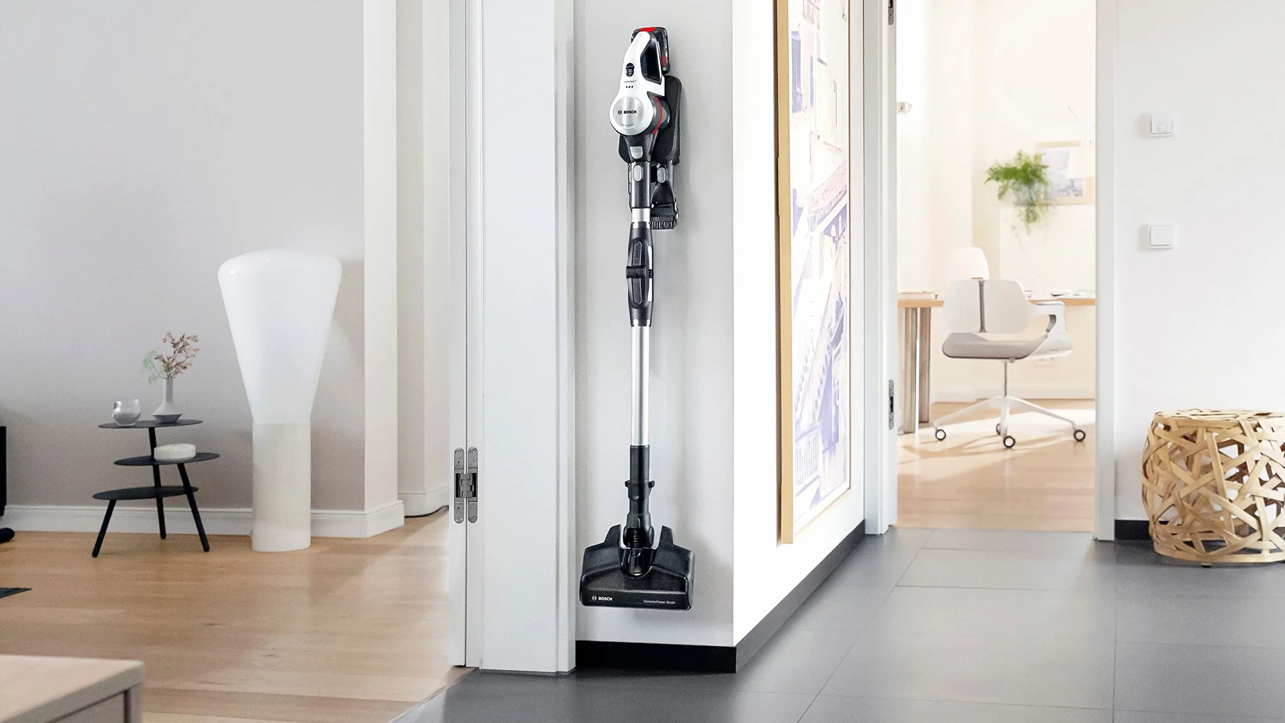Bosch Electroménager Unlimited 7 Odkurzacz Pionowy Bezprzewodowy, Czarny/Biały, 711 W 18 V