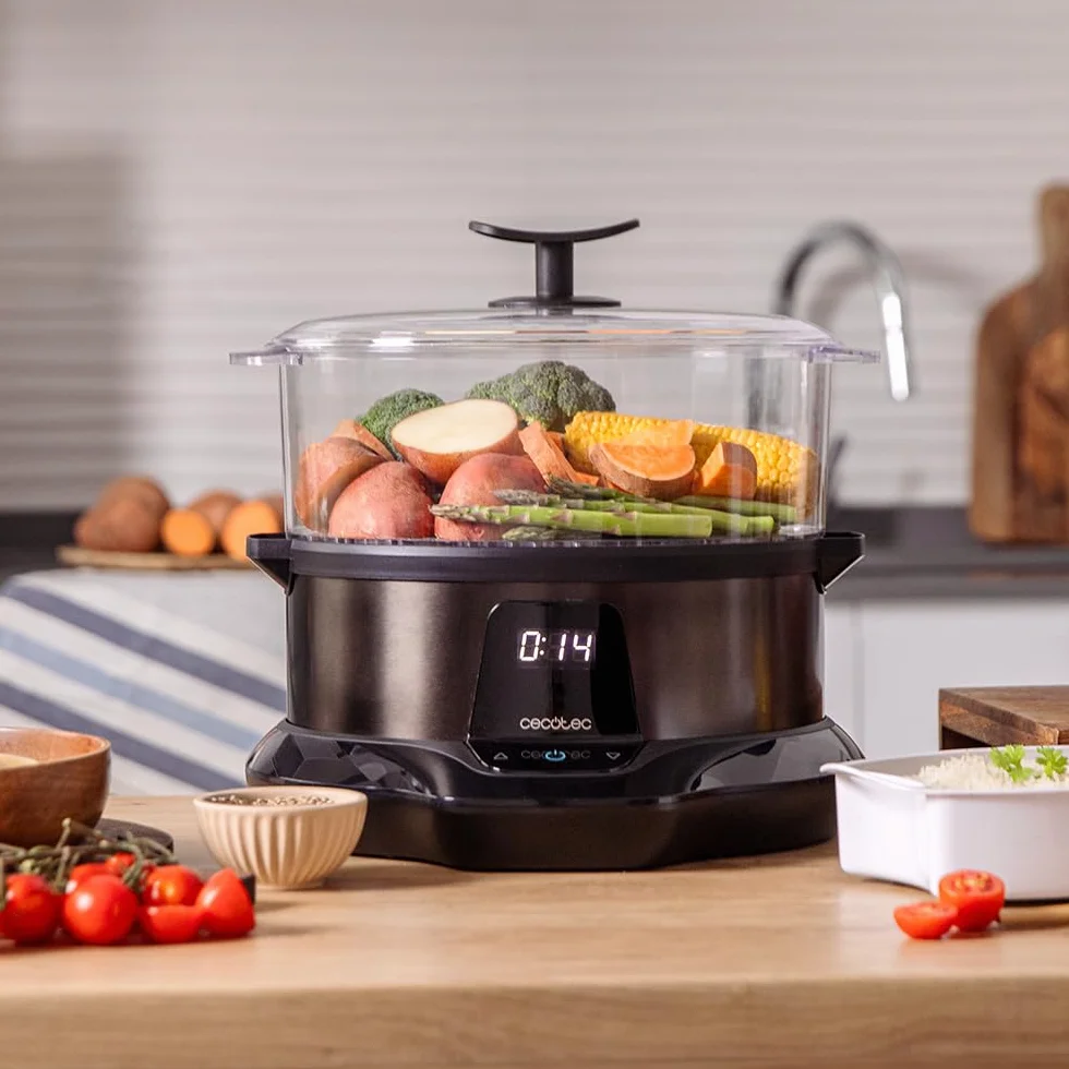 Cecotec VapoVita 3000 Pro Parowar elektryczny 1000 W 1 l 3 pojemniki
