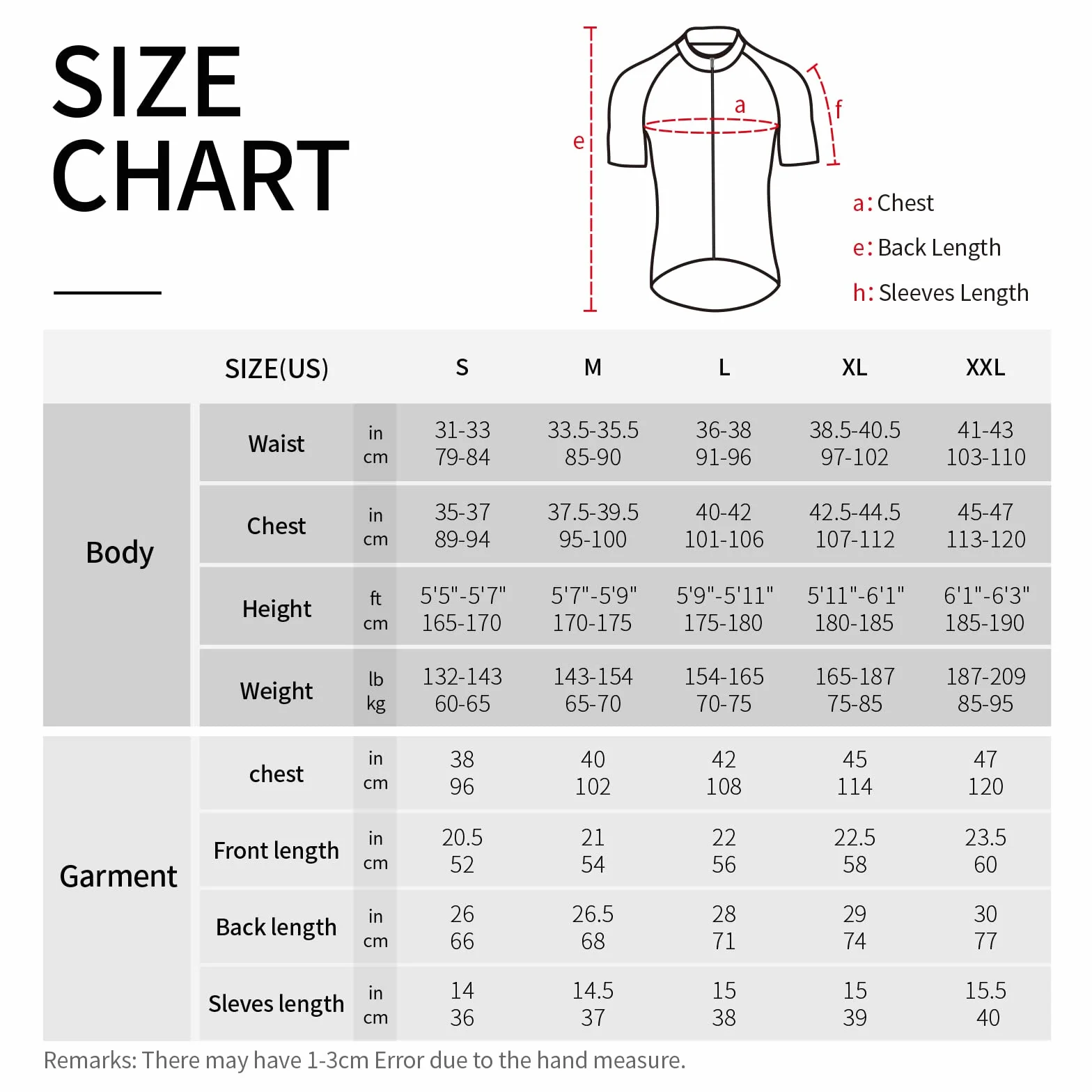 ARSUXEO Koszula Mężczyźni Men's Cycling Jersey