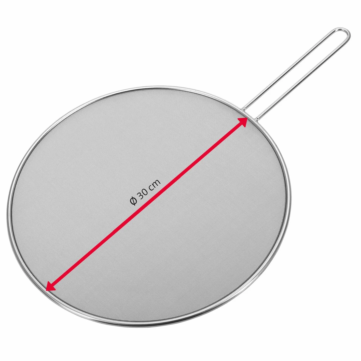 Westmark Osłona na patelnię 30 cm Stal nierdzewna Srebrna