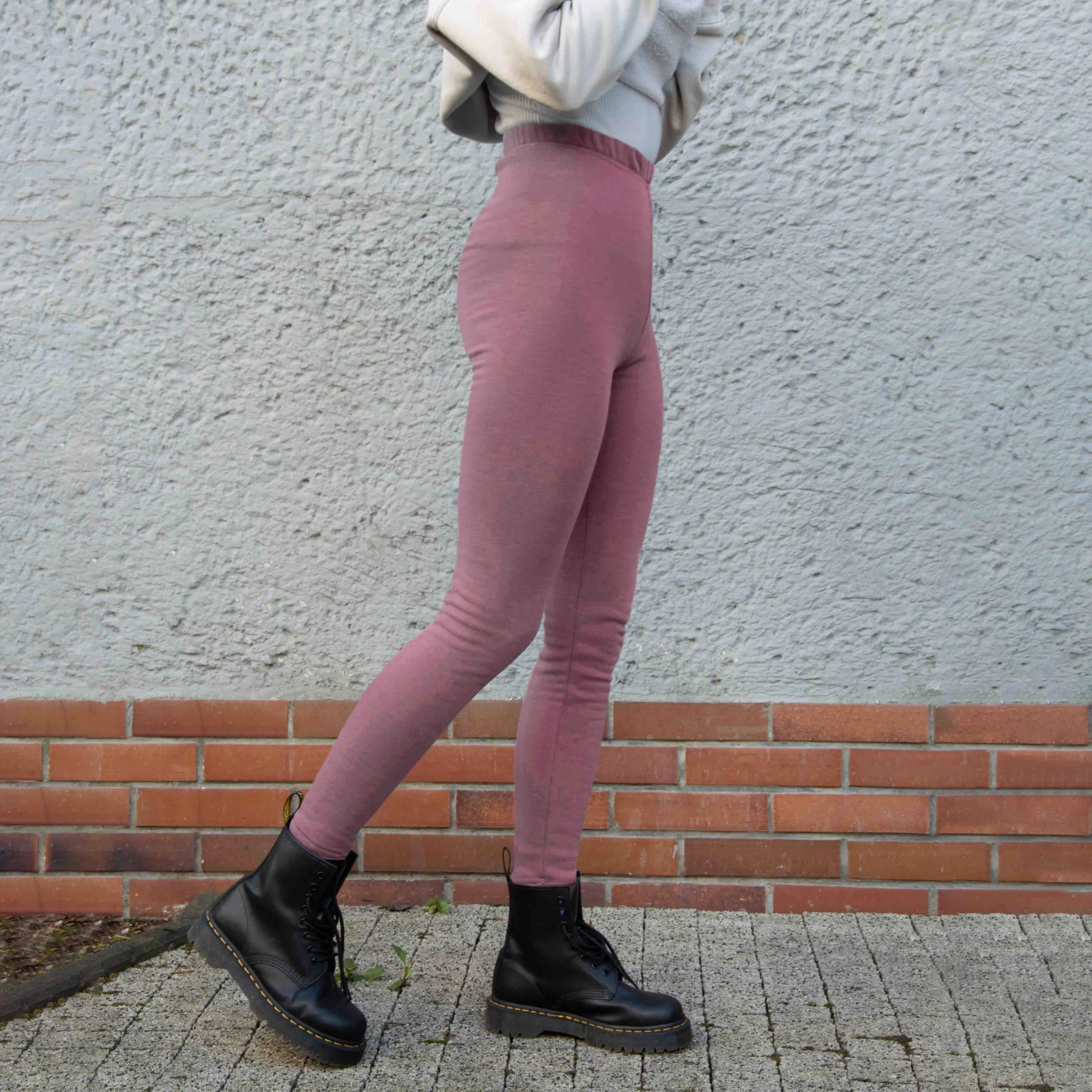2-pak Legginsy Dziewczęce Thermo – Legginsy Zimowe – Termiczne – Podszyte Polarem – z Dodatkiem Bawełny – Dwa Kolory w Paczce – Ciepłe – Elastyczne