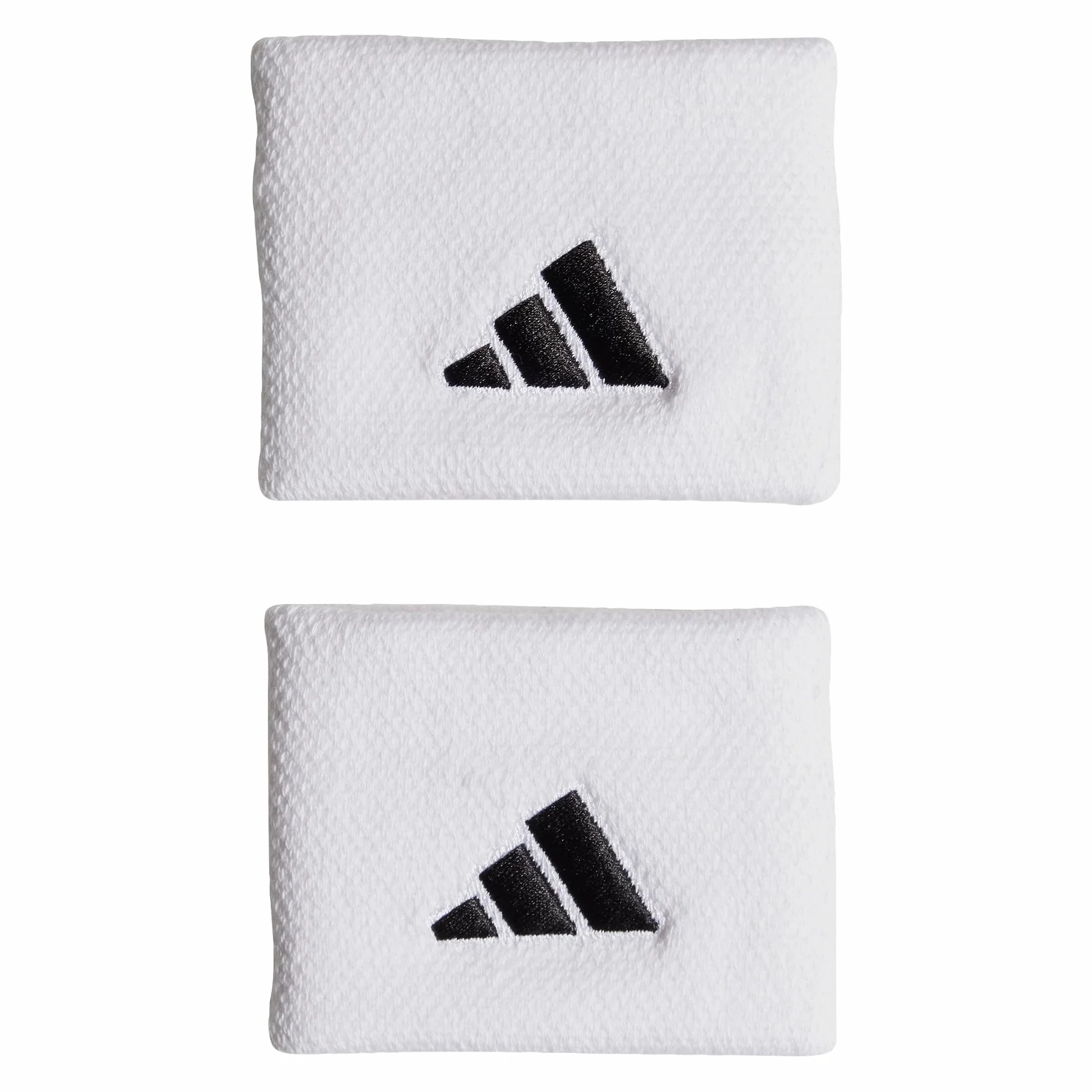 adidas Uniseks Tennis Wristband Small, White/White/Black, M