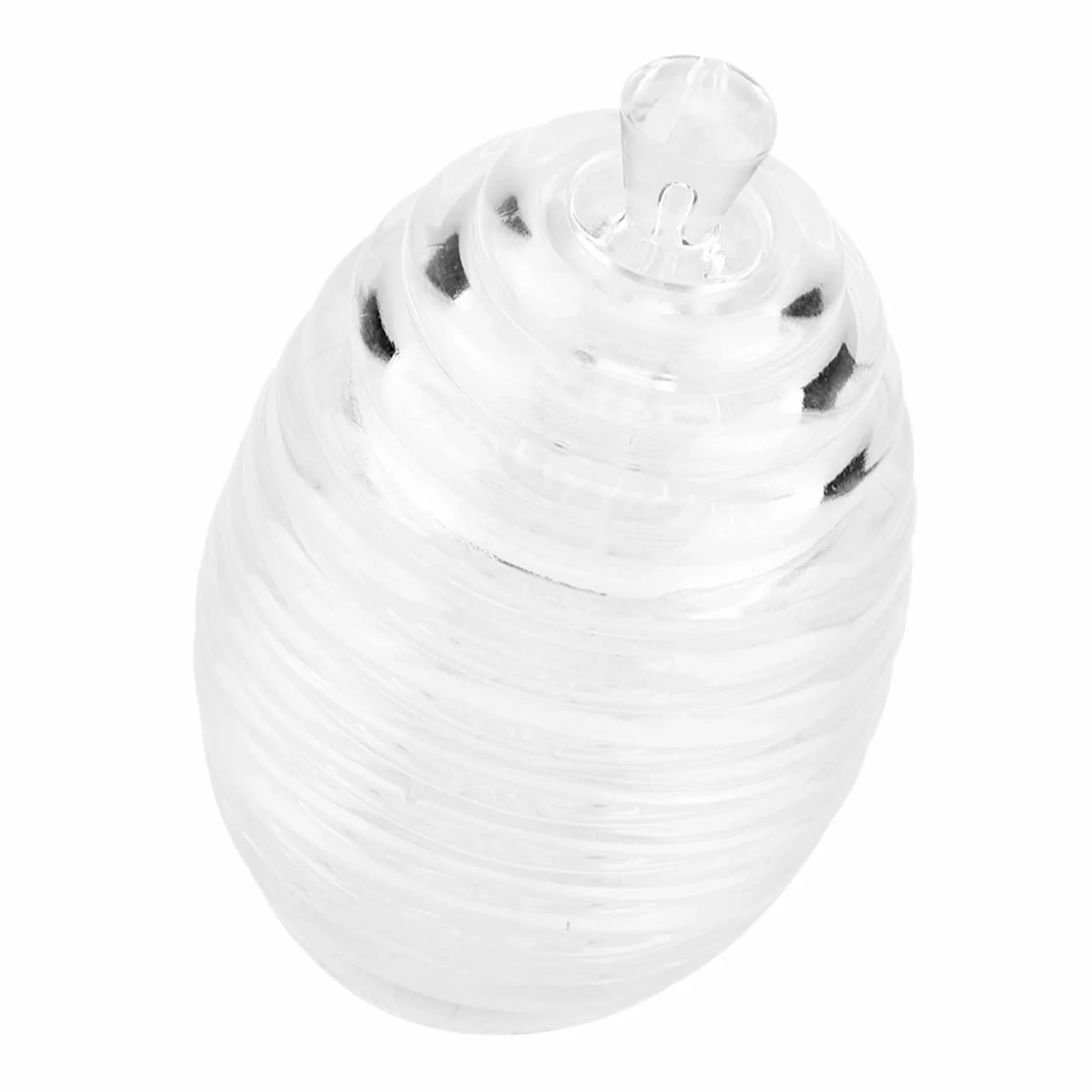 Szklany Słoik na Miód 265ml z Mieszadłem 9,3x14,3cm