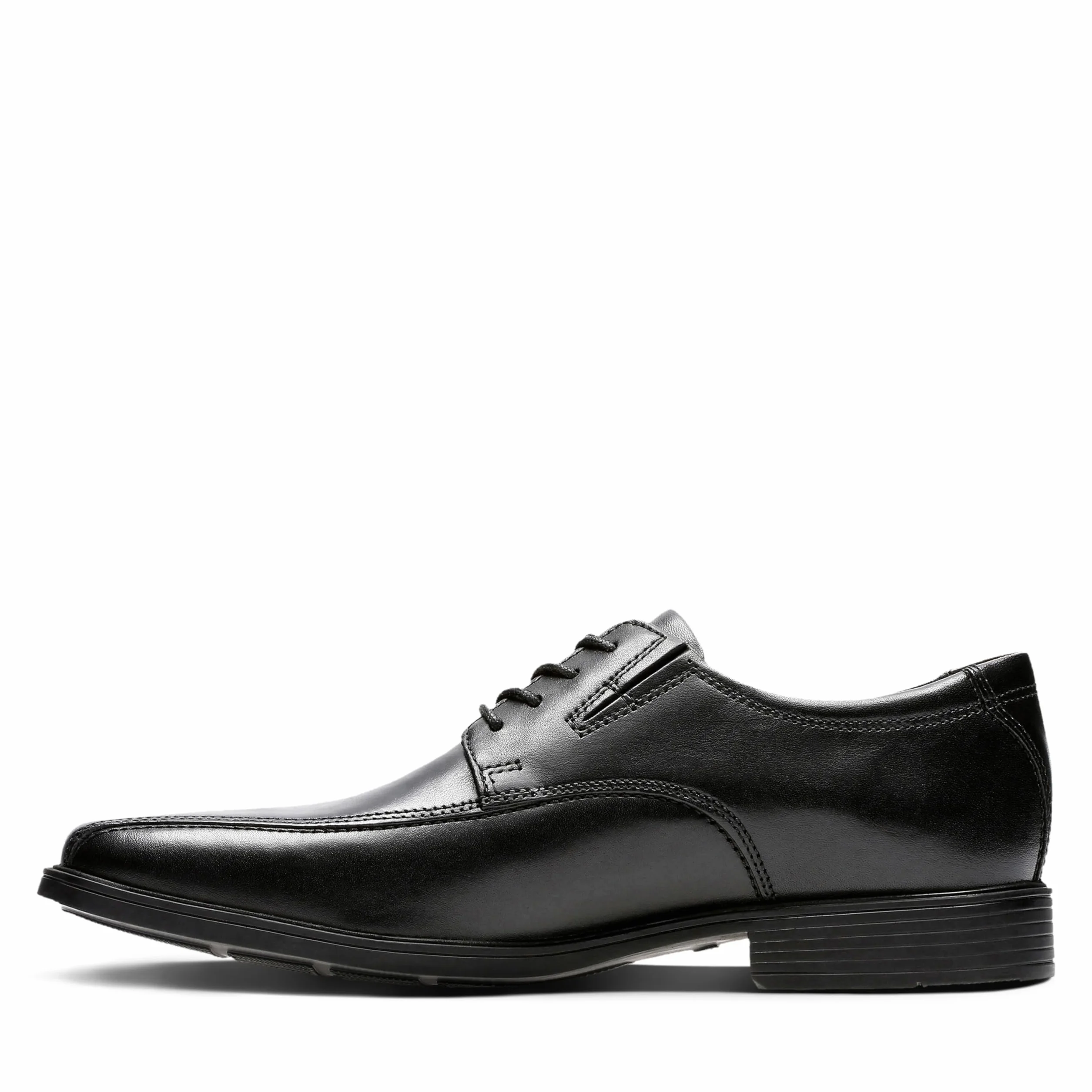 Clarks Tilden Walk Mens Black Leather, 10.5