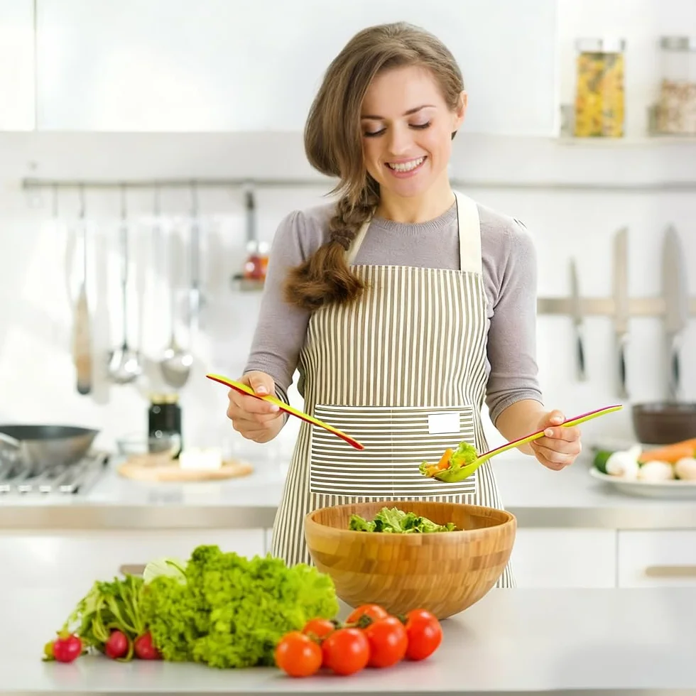 Regulowany lniany fartuch kuchenny wodoodporny bawełniany z kieszenią