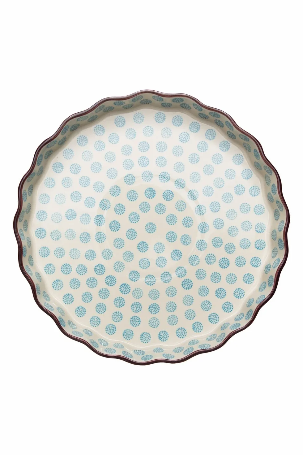 Tranquillo Danie do ciasta z kamionki w stylu retro, 27 cm, formowane, Earthenware, Casual, Retro, Baking Dish, Tart Pan