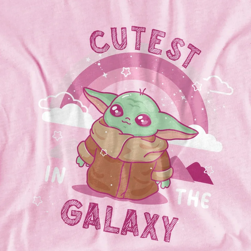 Star Wars Koszulka Dziewczynki Star Wars Grogu Cutest In The Galaxy Girls T Shirt